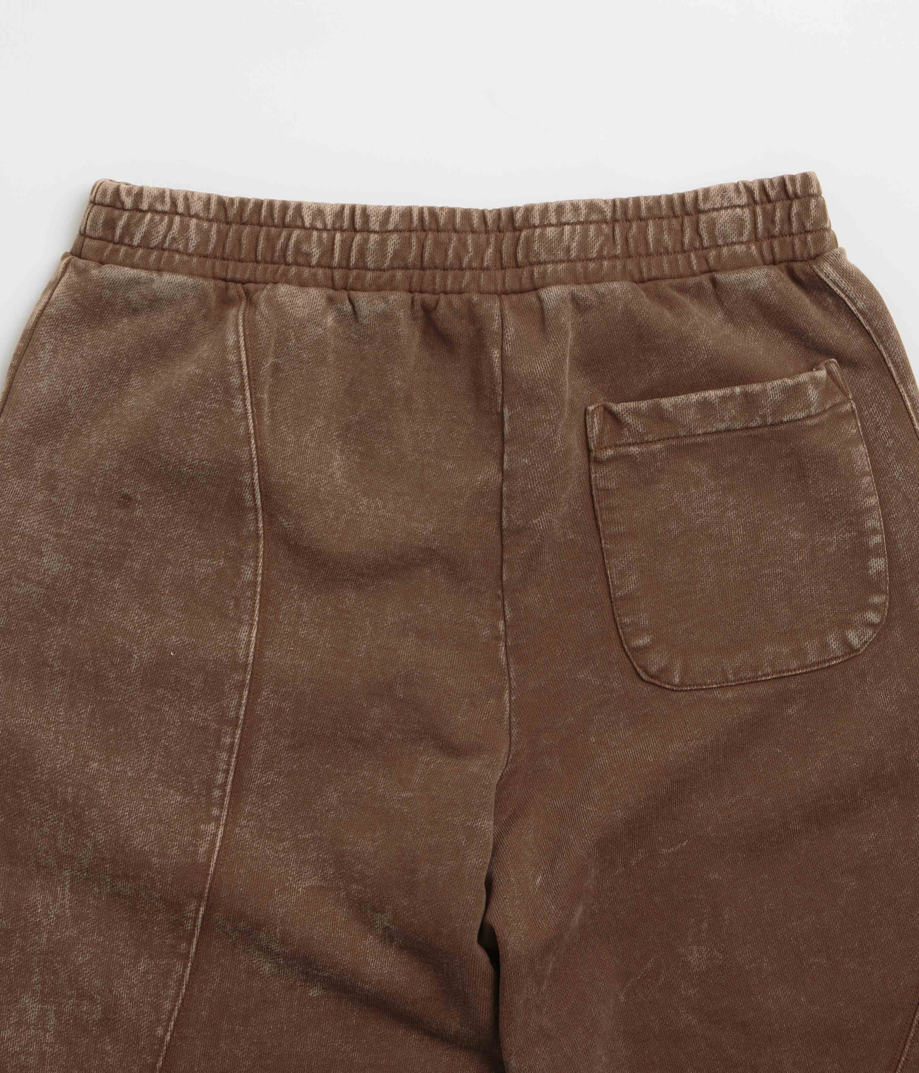 Dime Cyclone Brown Snow-Washed French Terry Pants - Stylish and Comfortable!