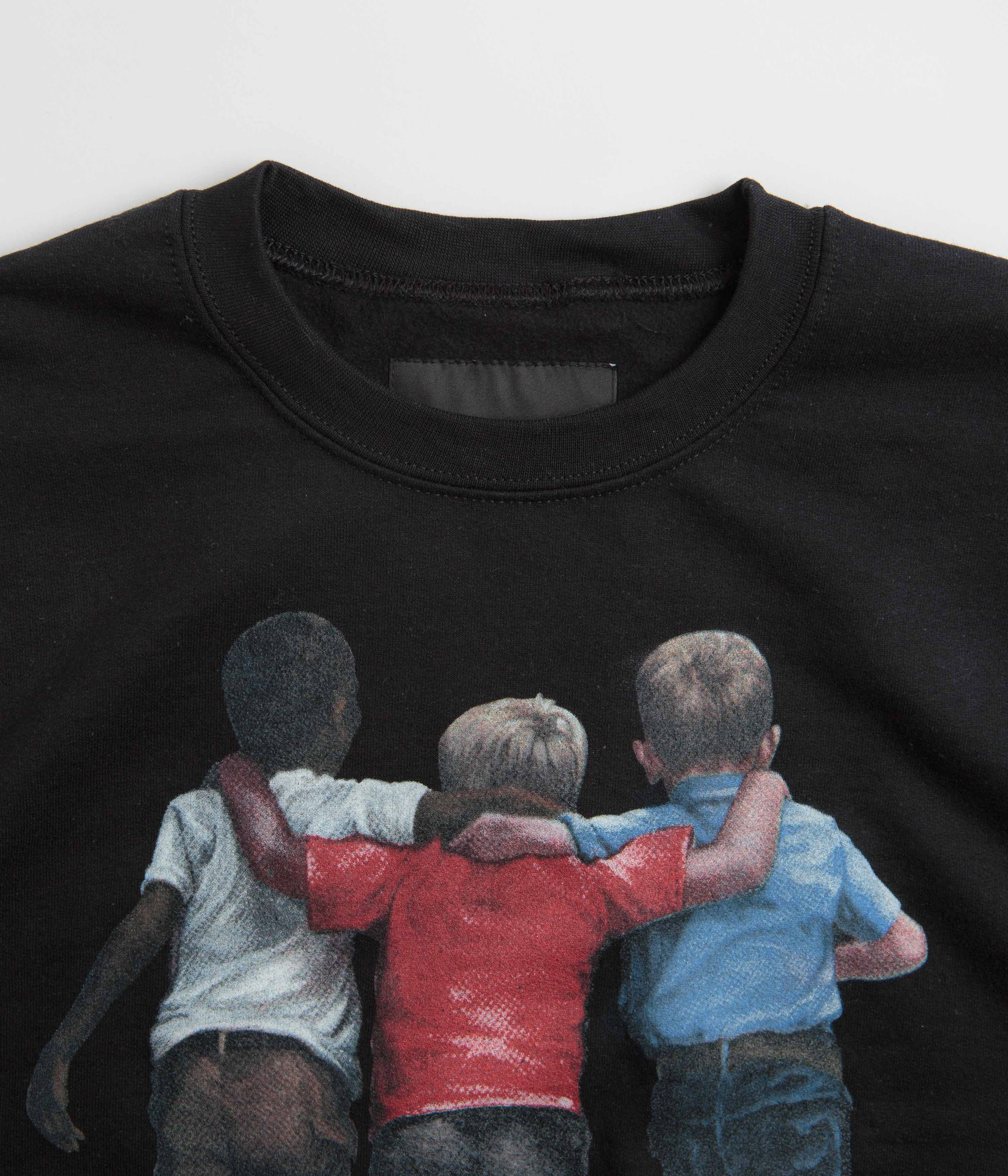 Fucking Awesome 'Kids Are Alright' Black Crewneck Sweatshirt - A Must - Have!