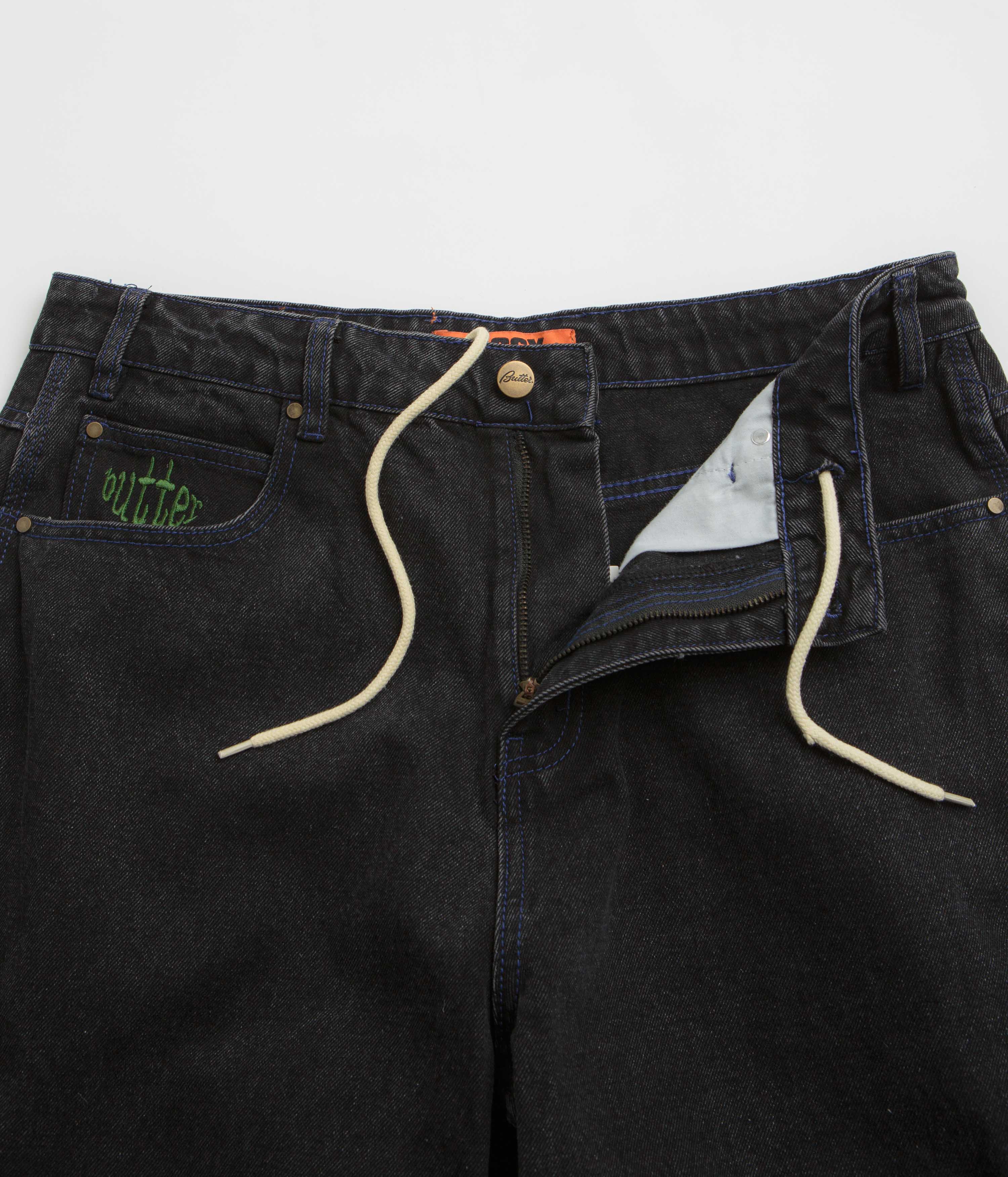 Butter Goods Spider Jeans - Stunning Washed Black
