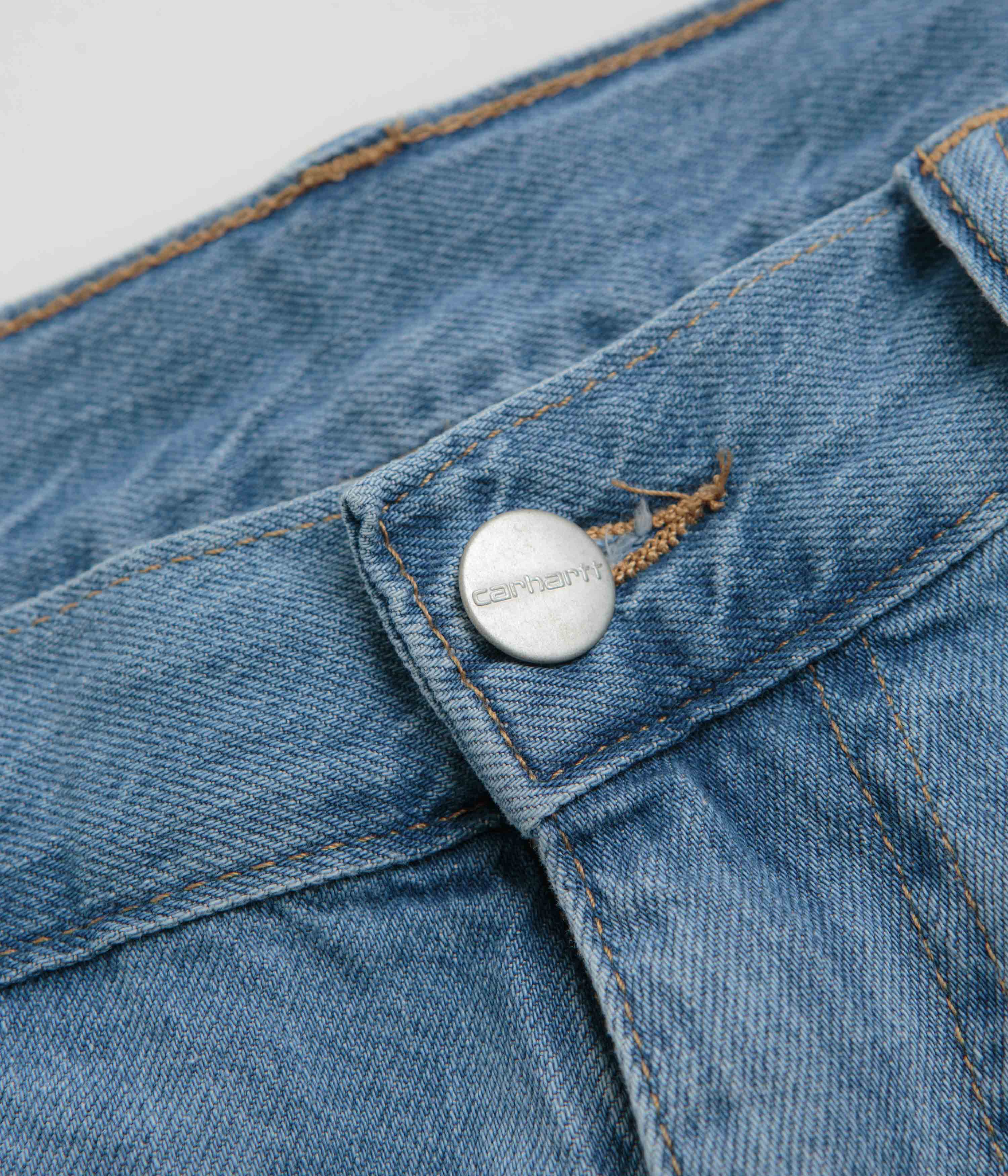 Carhartt Lucas Blue Bleached Pants - A Must-Have!