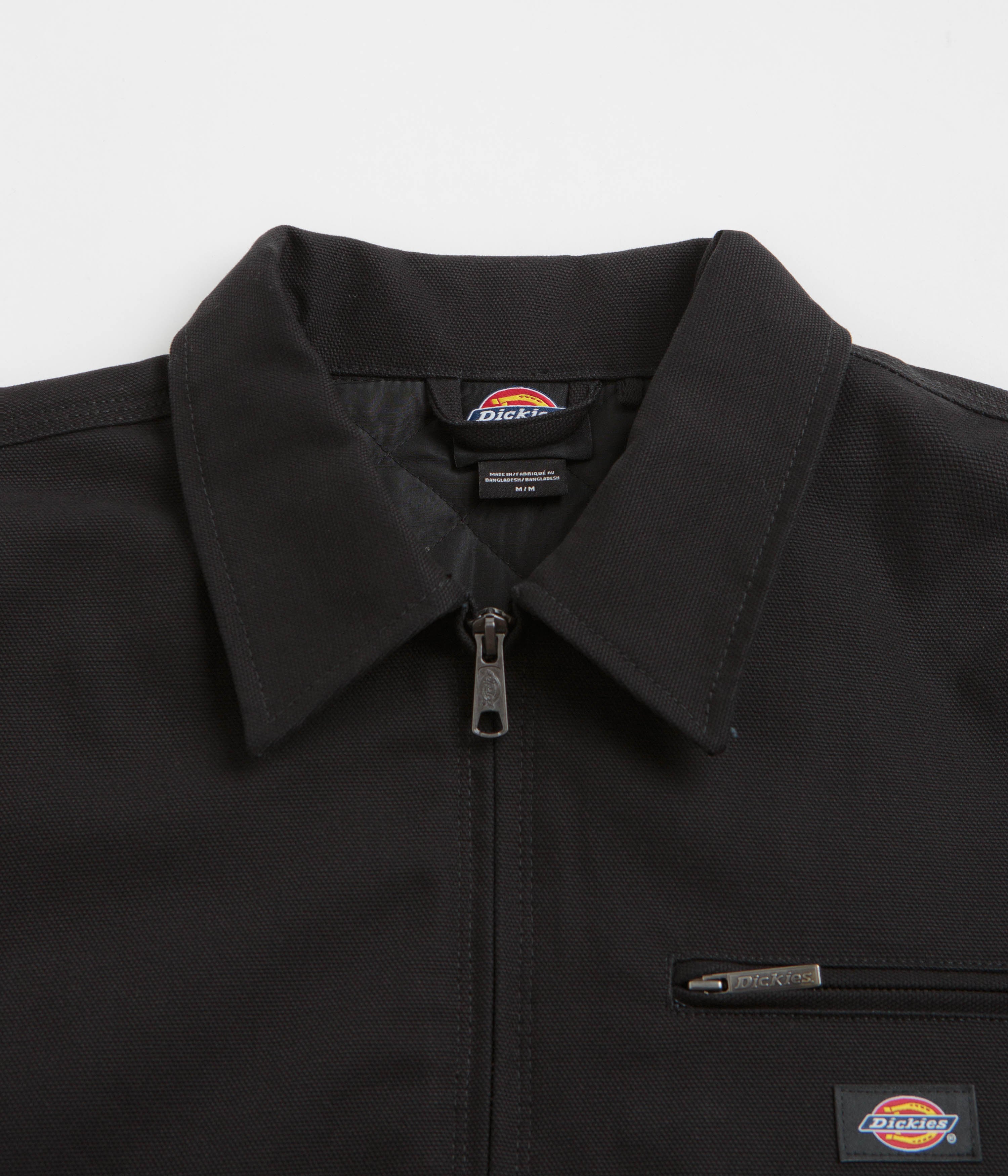 Dickies Black Duck Canvas Painter Jacket - A Timeless Workwear Essential