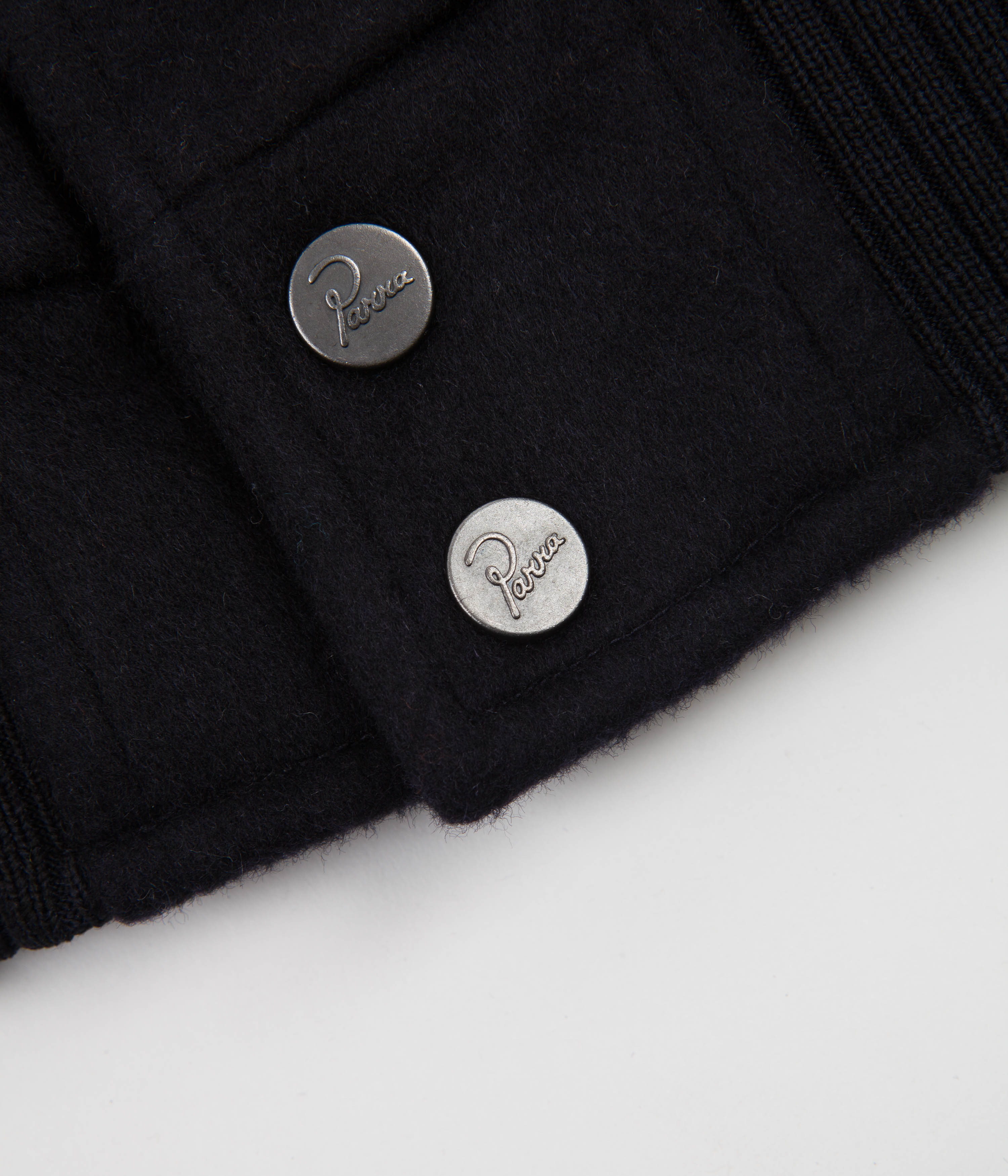 Parra Sad Pencil Wool Varsity Jacket - Navy Blue: A Fashion Statement