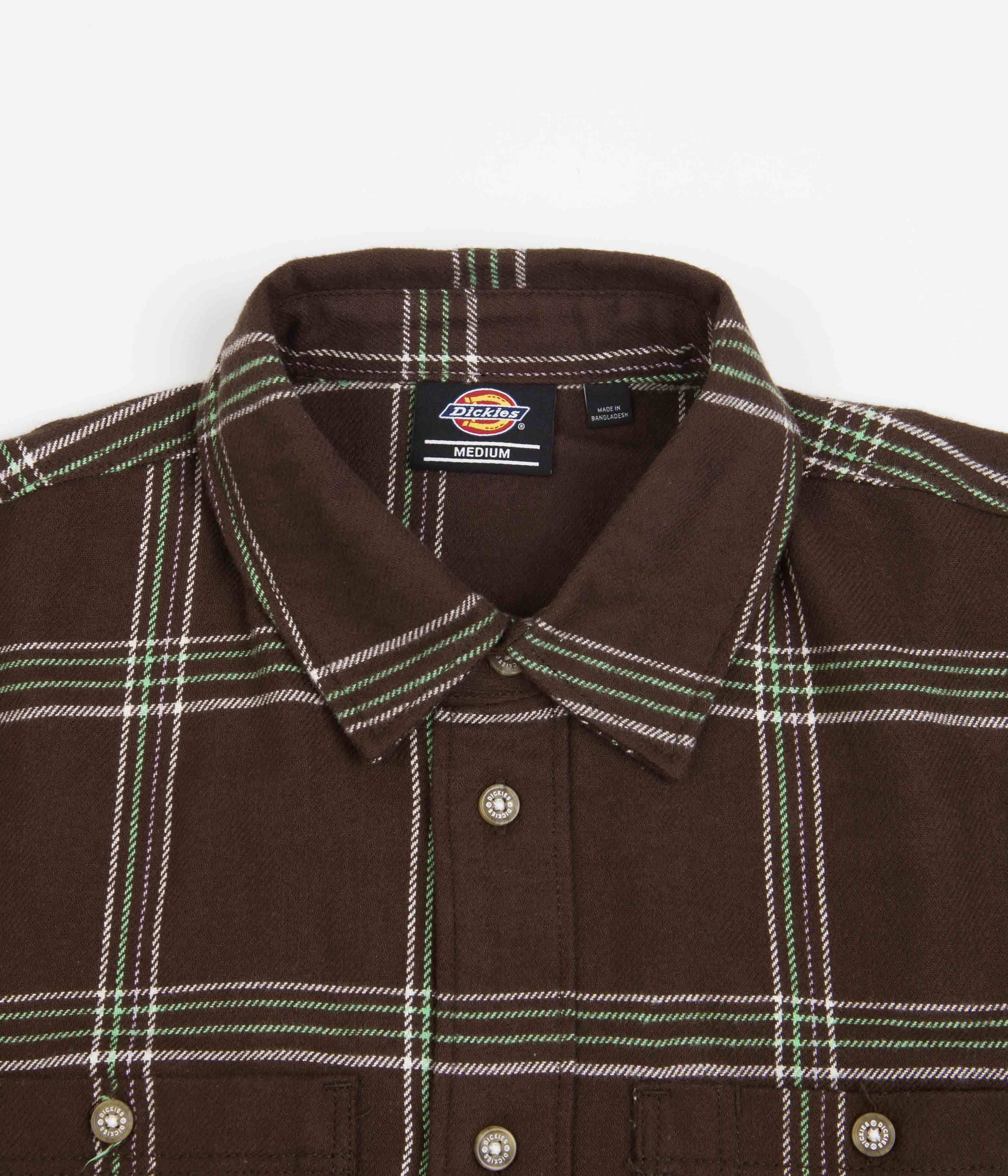 Dickies Warrenton Shirt - Stylish Dark Brown