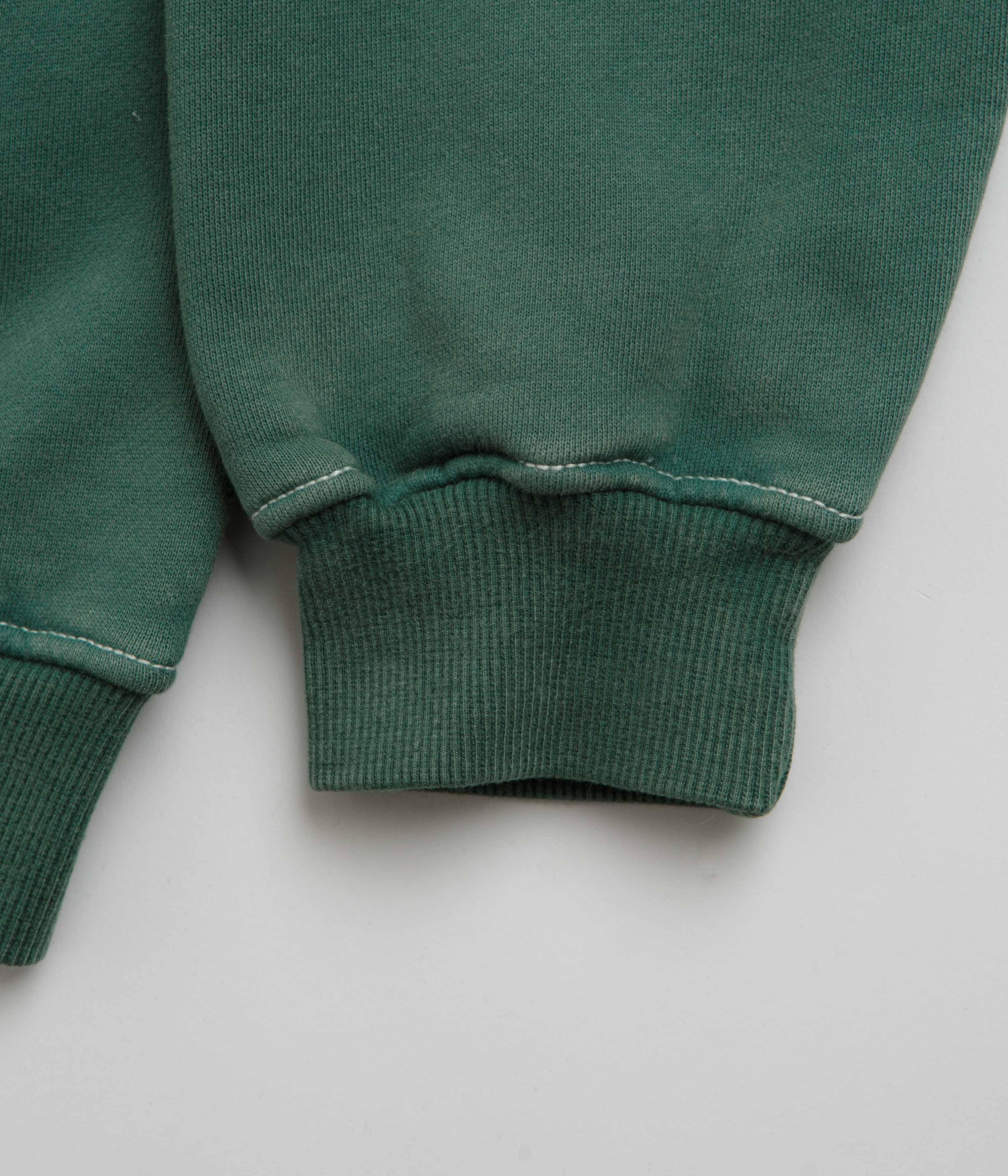 Butter Goods Breakdown Zip-Thru Hoodie - Stunning Washed Fern