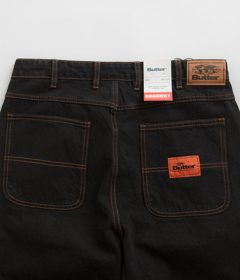 Butter Goods Santosuosso Jeans - Stunning Washed Black/Blue