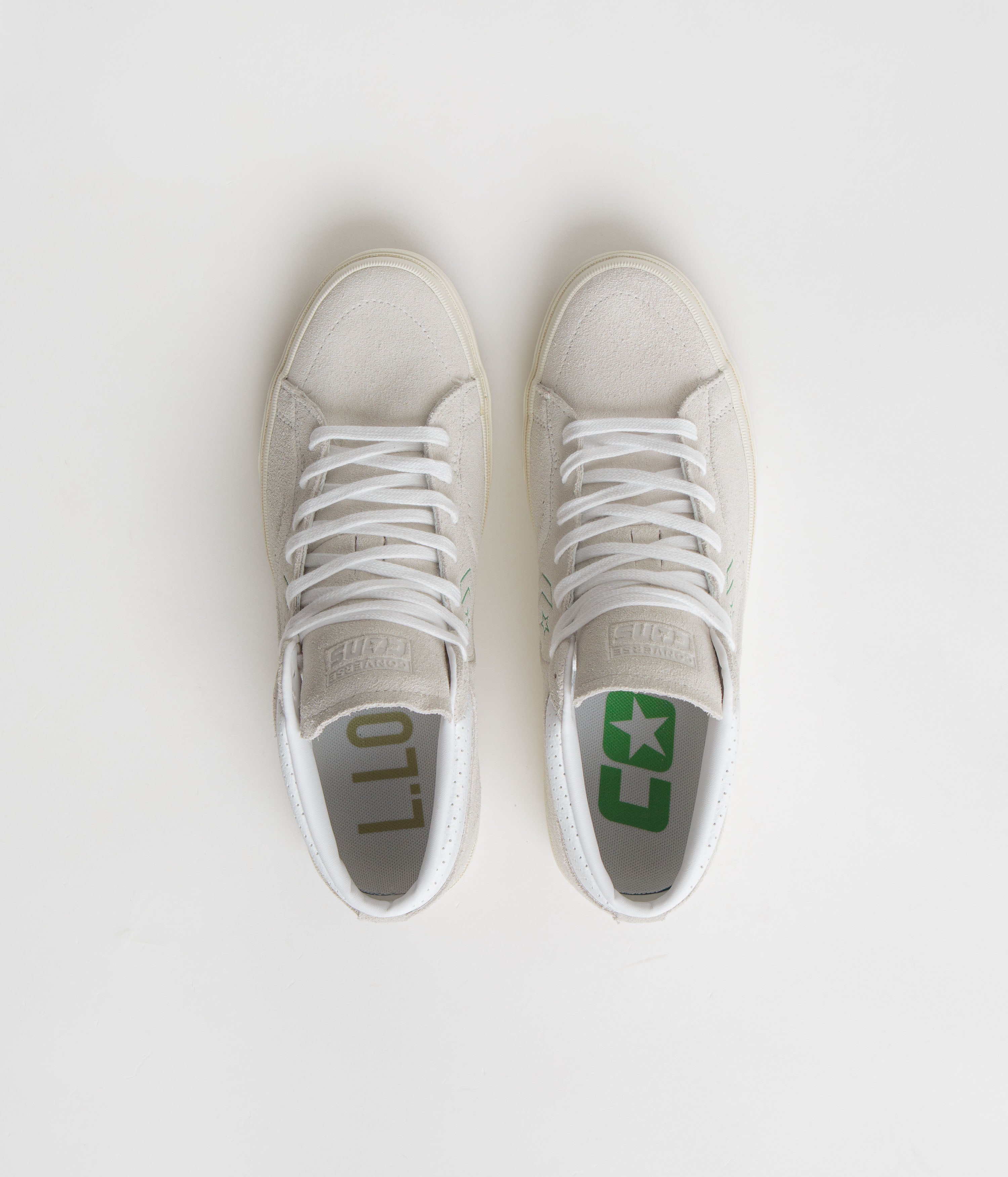 Converse Louie Lopez Pro Mid Shoes - Stunning Vaporous Gray & White