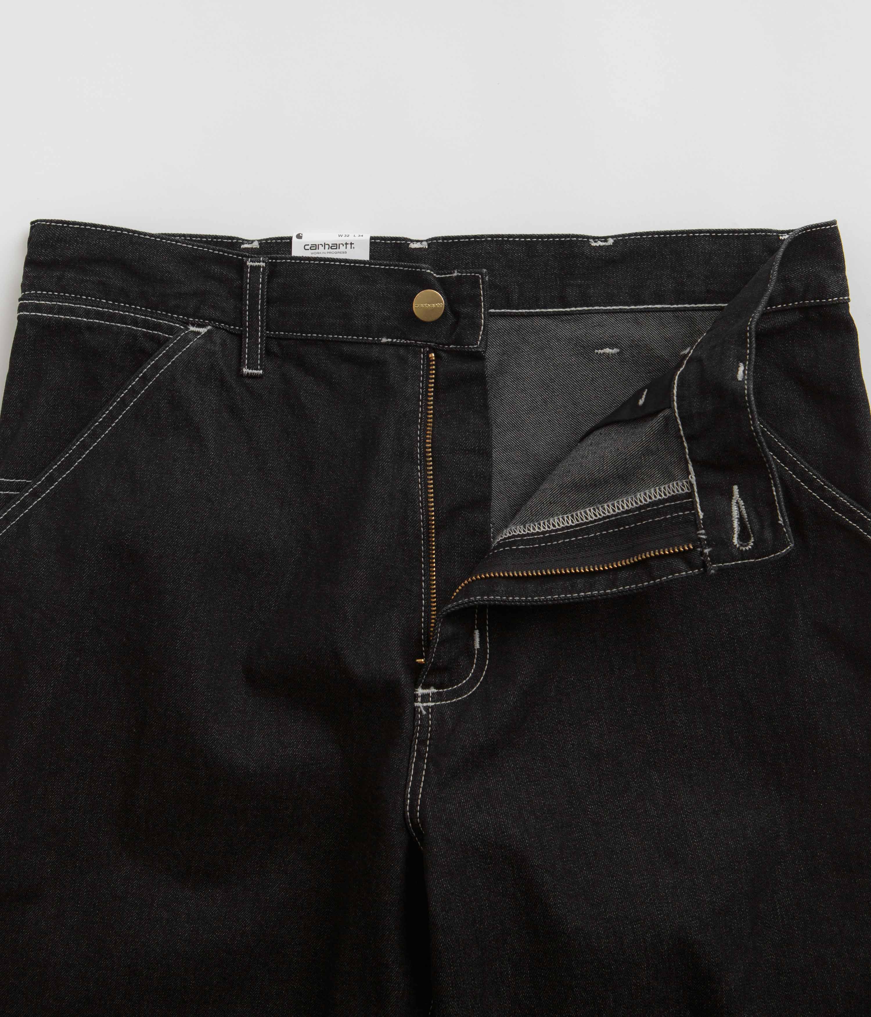 Carhartt One Wash Black Simple Pants - Timeless Style for Everyday!