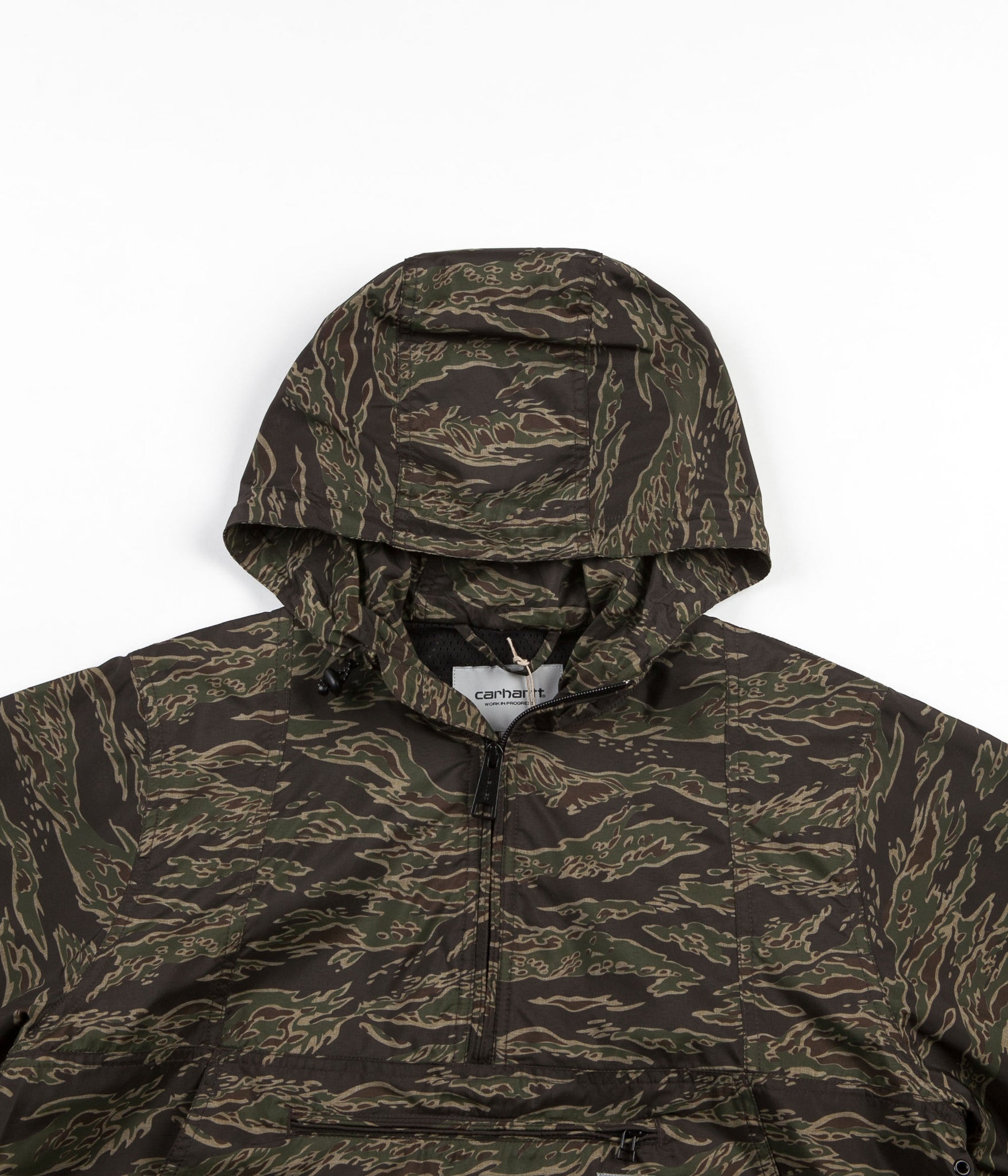 Carhartt Wilson Camo Tiger/Laurel Pullover Jacket - An Absolute Must-Have!