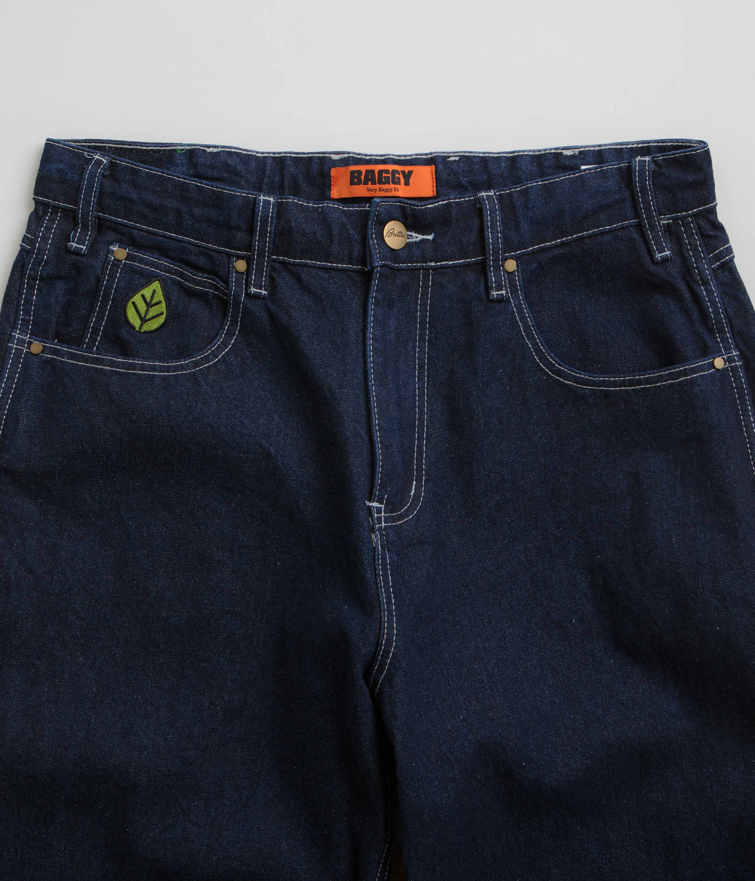 Butter Goods Dark Indigo Weathergear Heavyweight Jeans - A Stylish Essential!