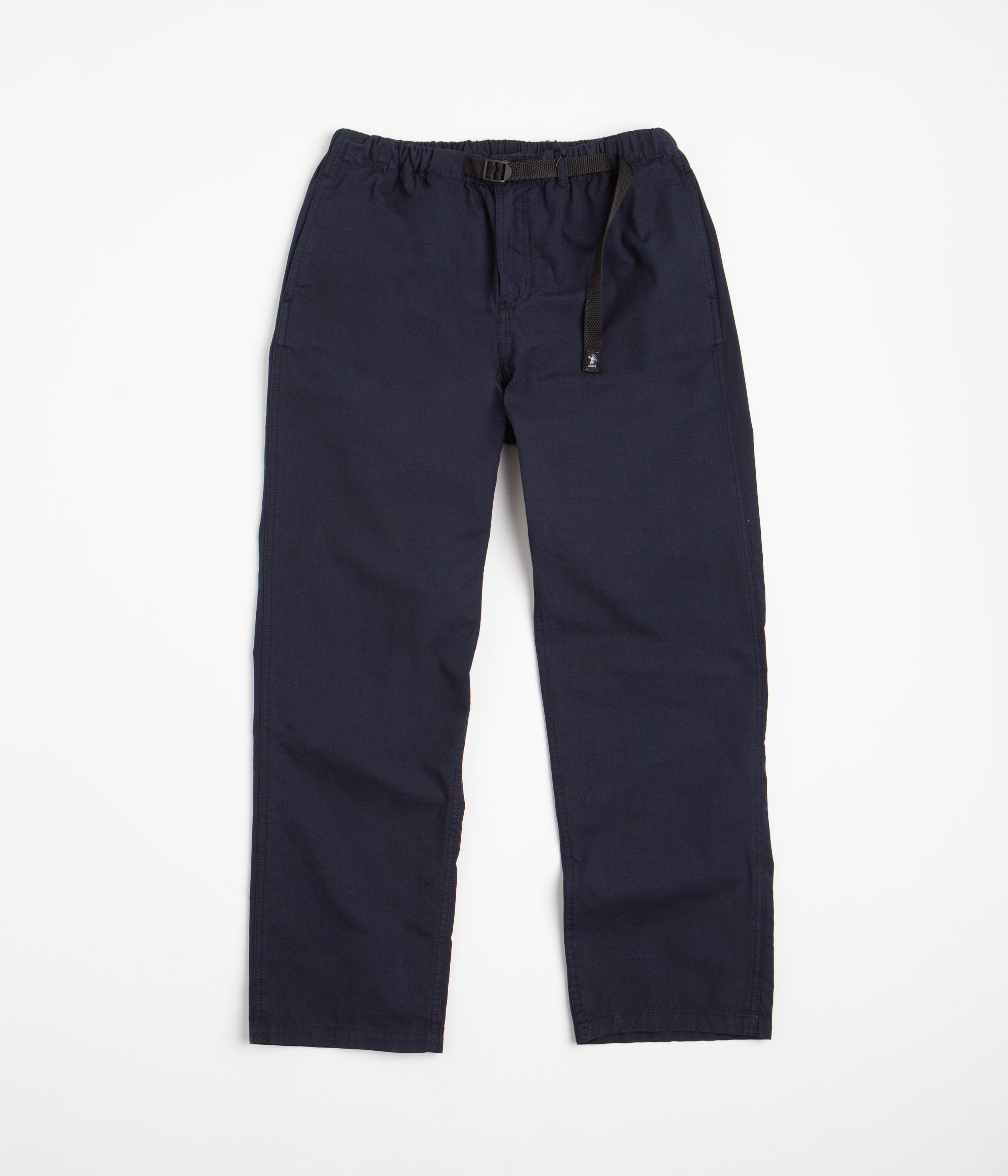 Dancer Dark Navy Belted Simple Pants - Skate Style