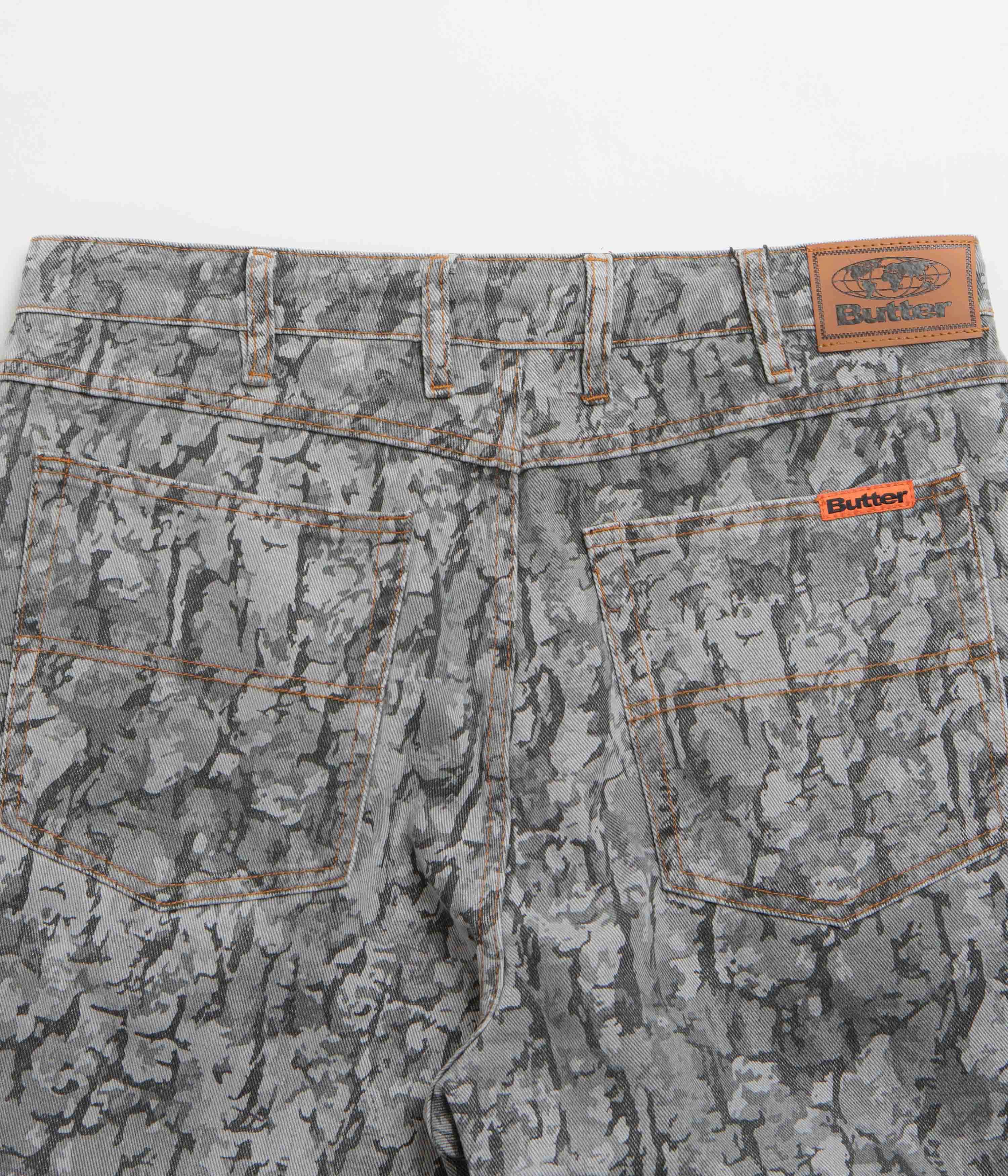 Butter Goods Black Bark Camo Jeans - Stylish & Comfortable