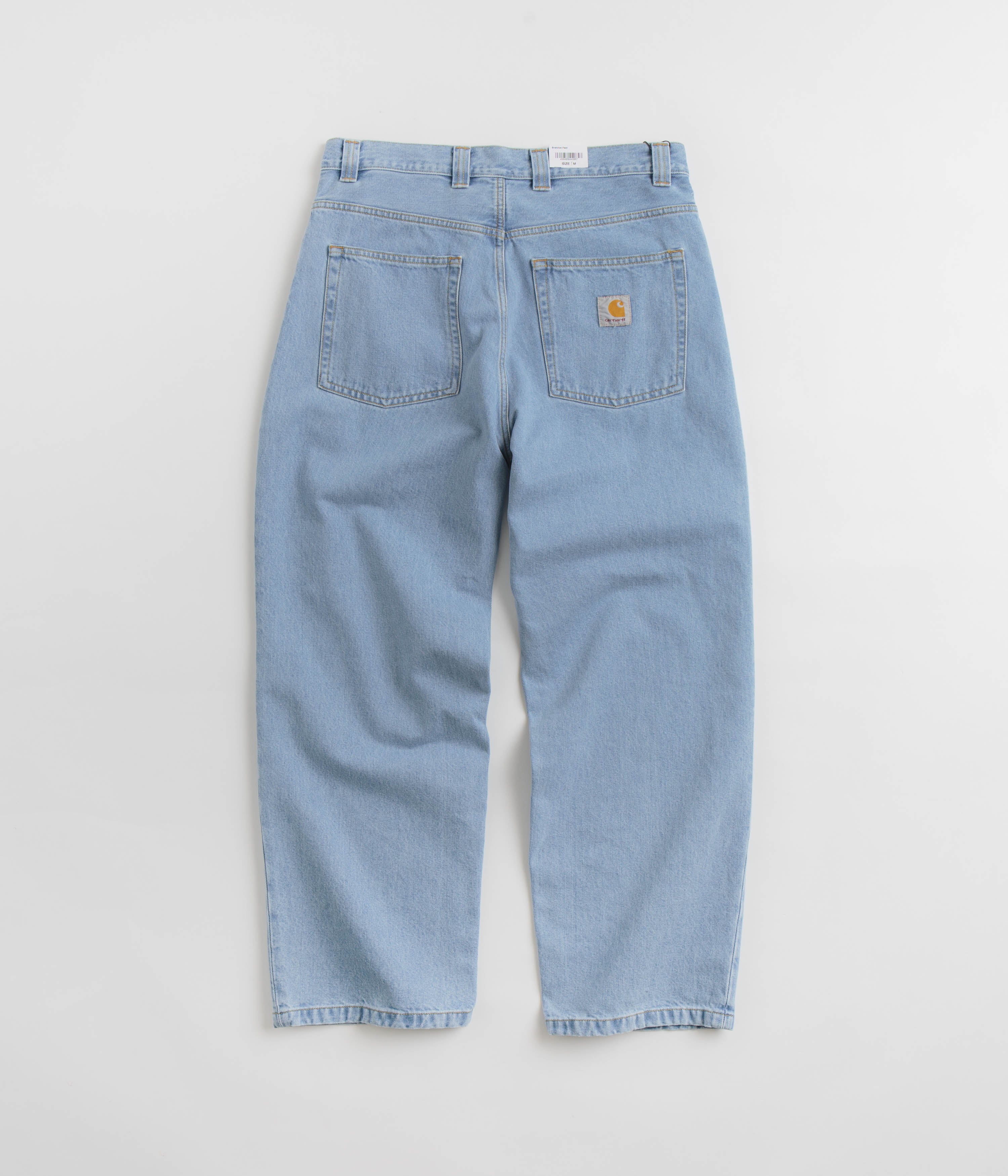 Carhartt Brandon Blue Heavy Stone Bleach Denim Pants - Unleash Your Style!