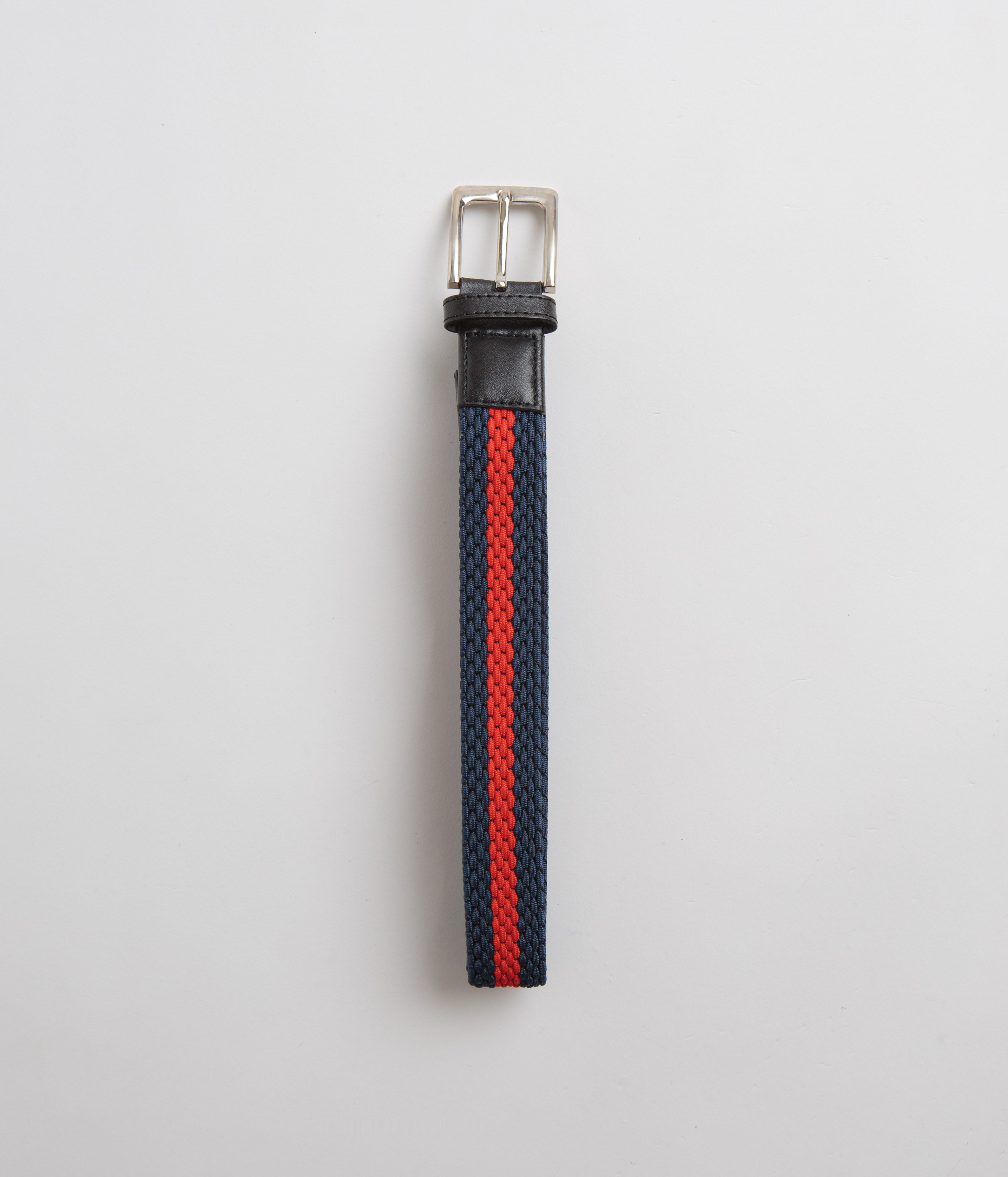 Butter Goods Navy & Red Braided Belt - A Striking Fashion Statement