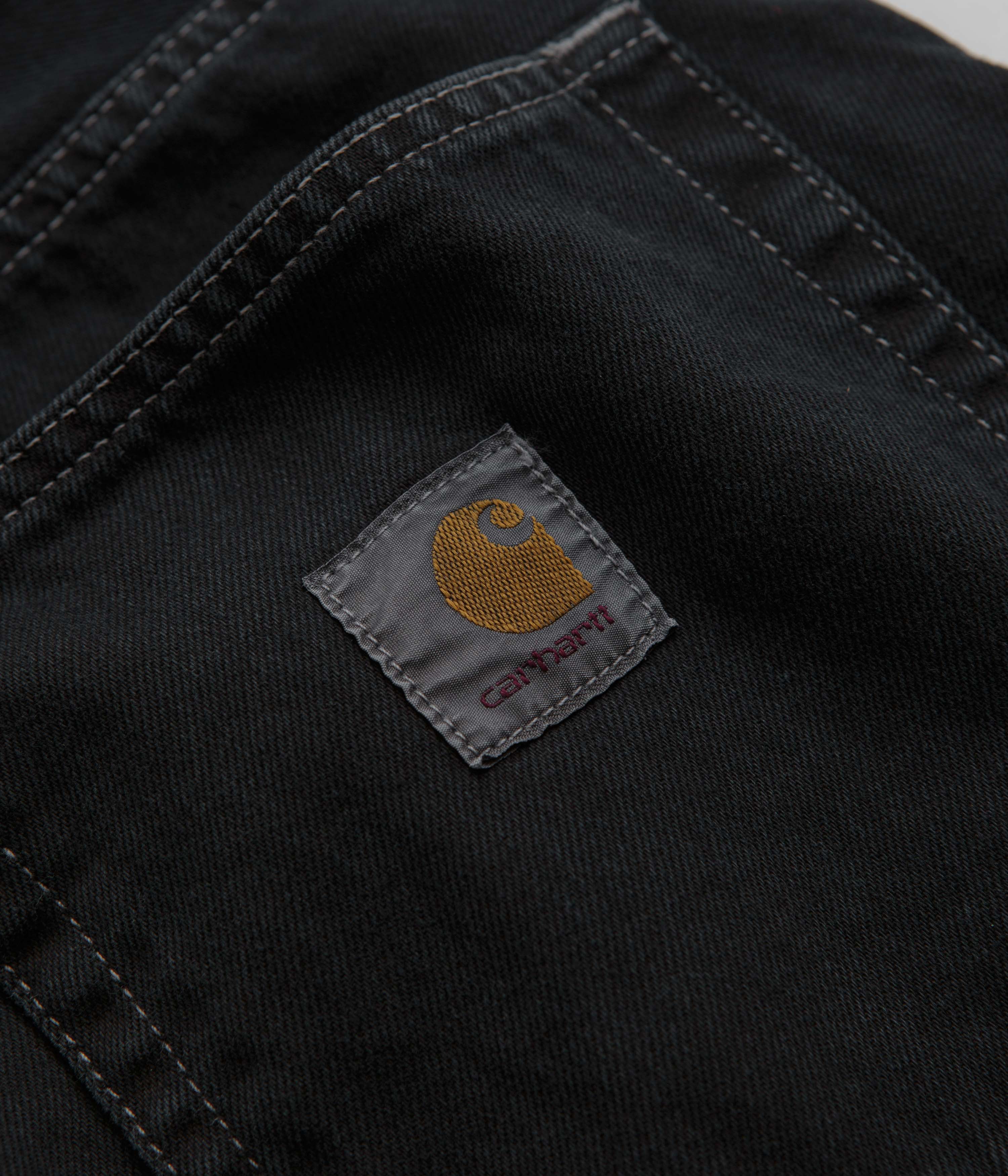 Carhartt Brandon Black Stone Dyed Denim Pants - Unbeatable Style!