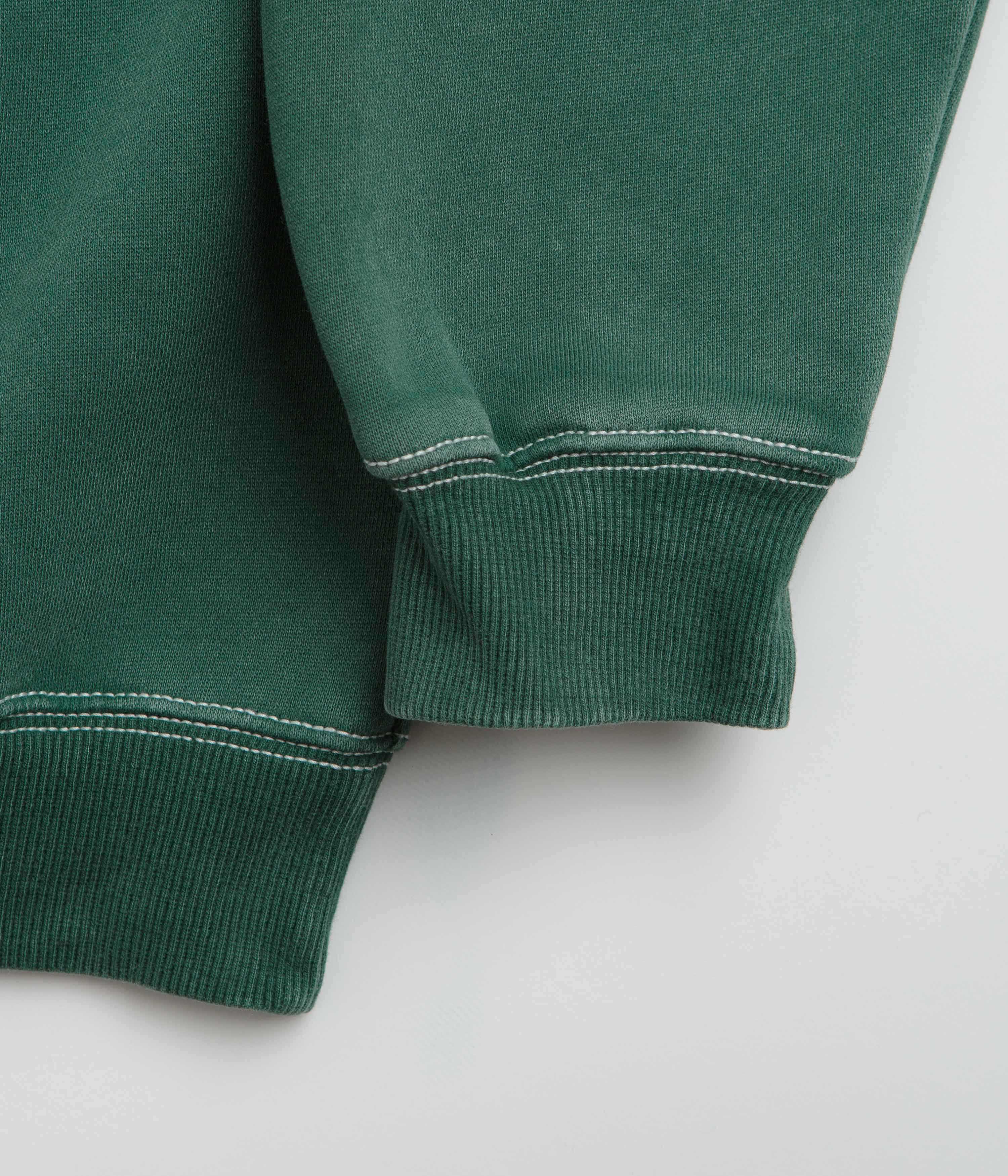 Butter Goods Equipment Applique Crewneck Sweatshirt - Stunning Washed Fern