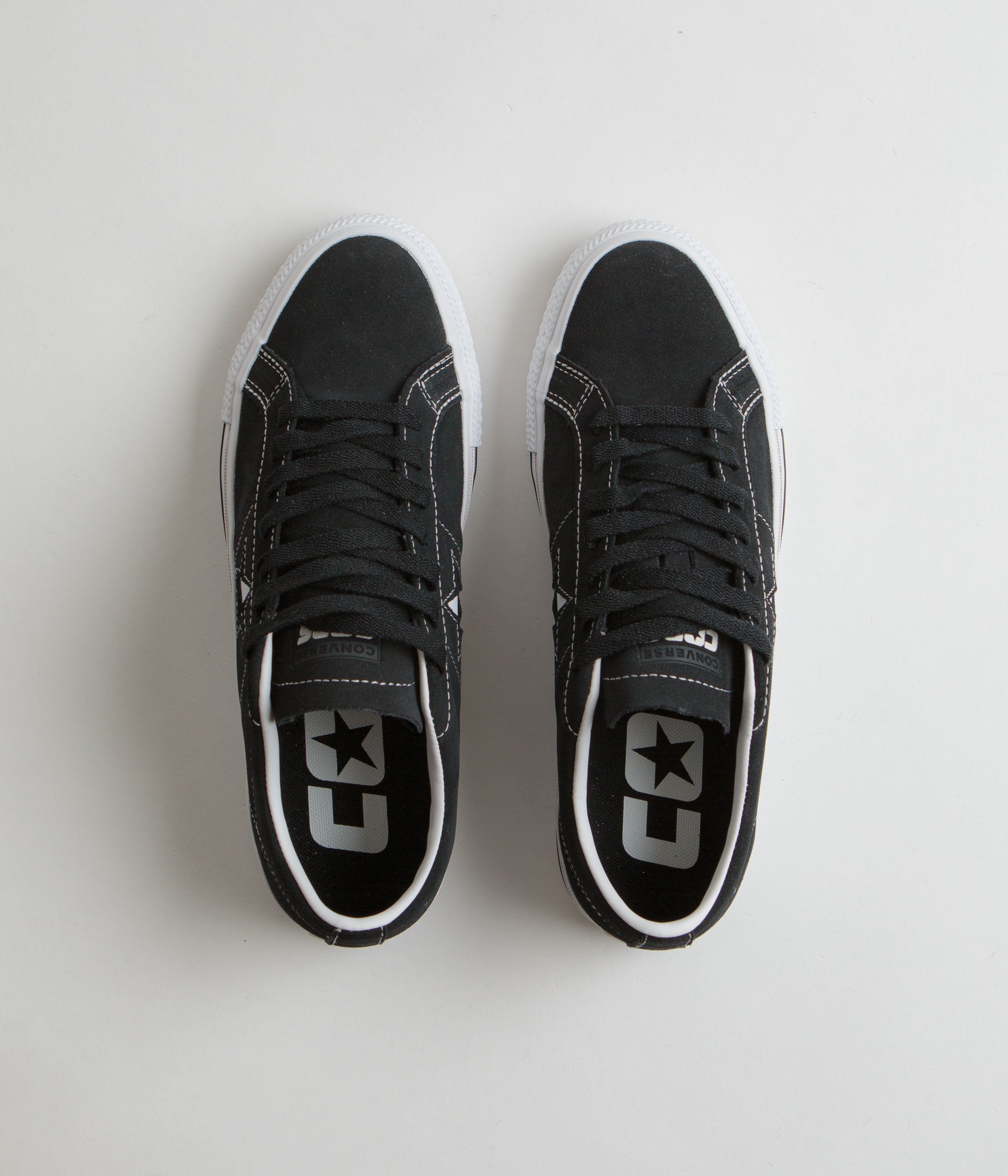 Converse Cons One Star Pro Suede Ox Shoes - Stylish Black/White Blend