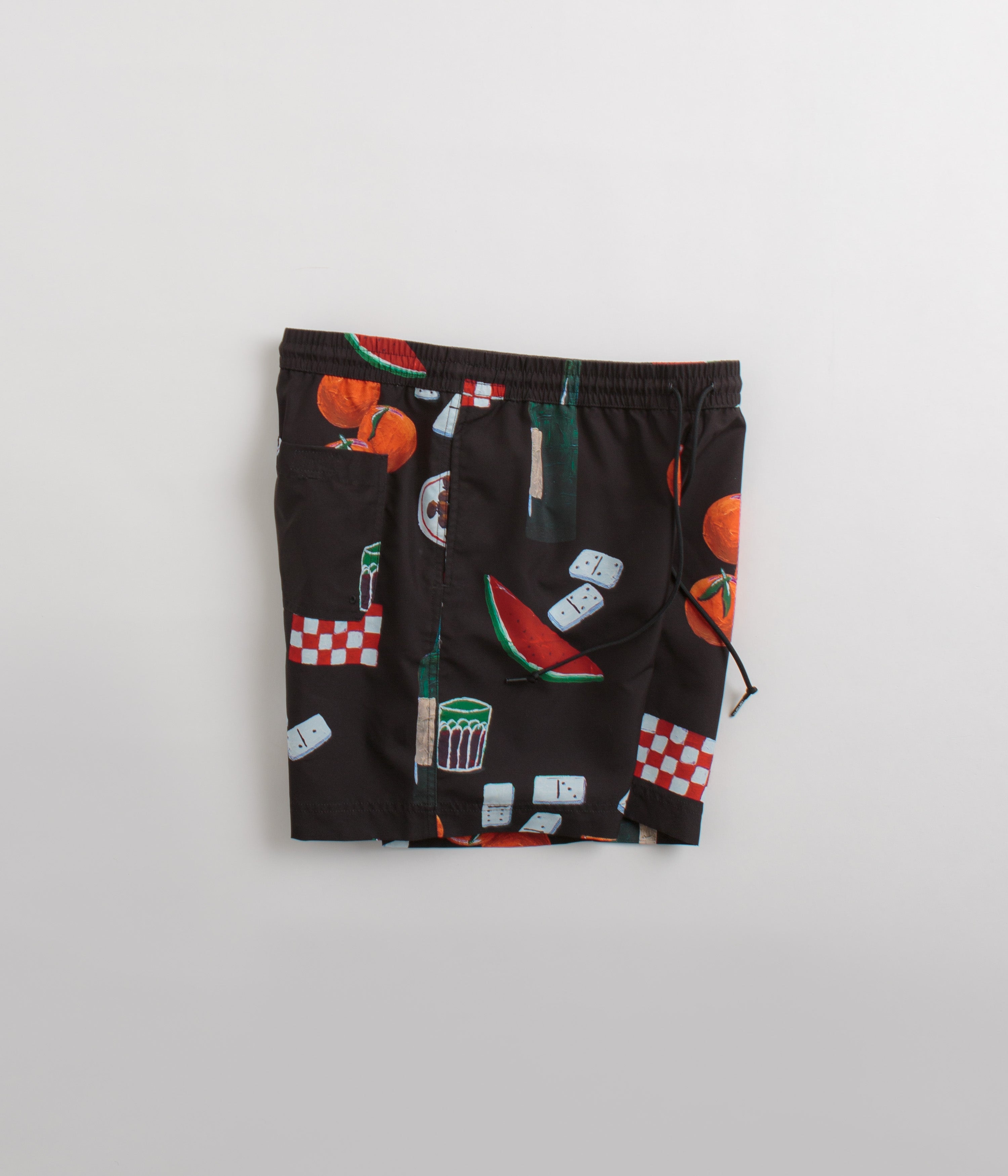 Carhartt Slater Swim Trunks - Stunning Isis Maria Dinner Print / Black