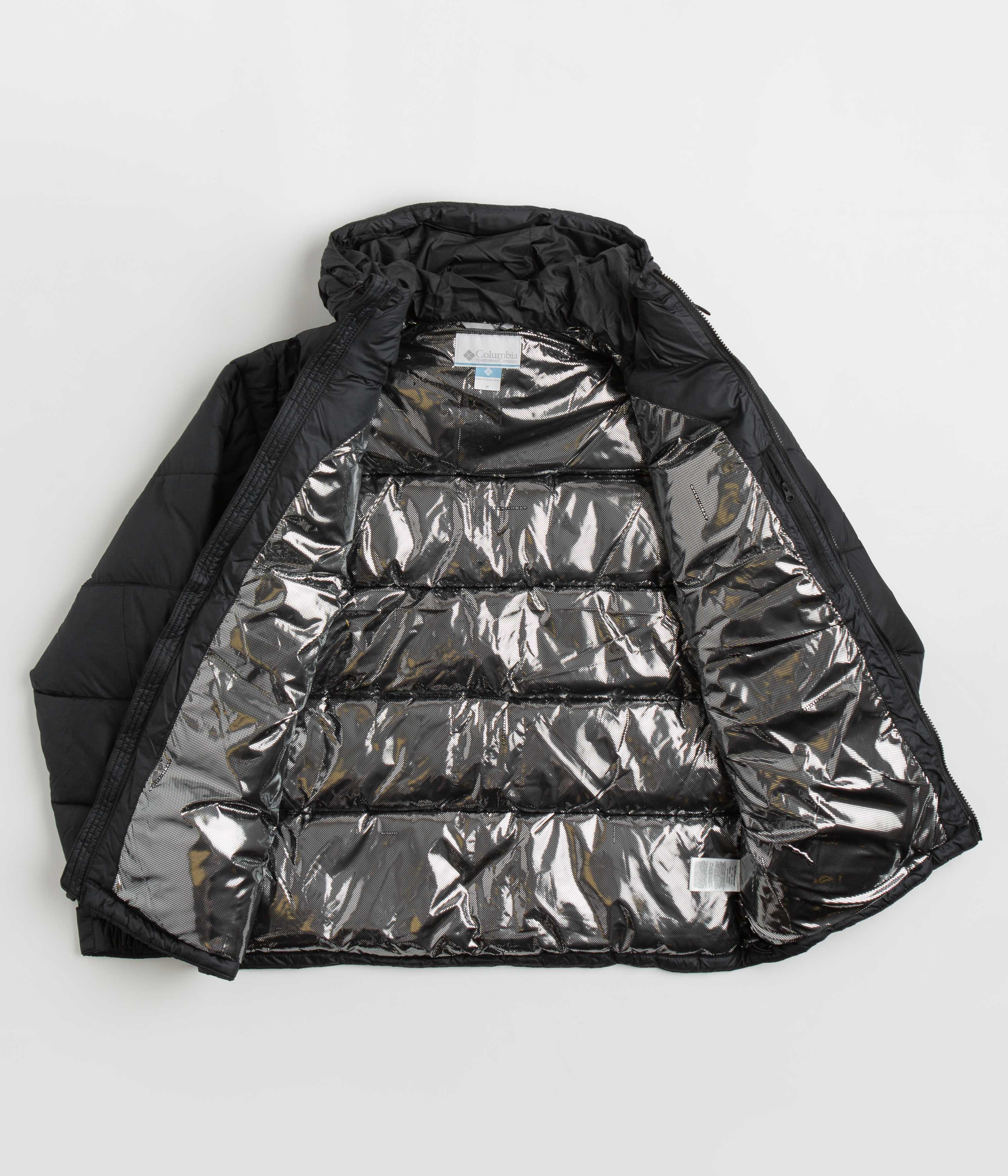 Columbia Pike Lake II Black Hooded Jacket - An Outdoor Essential!