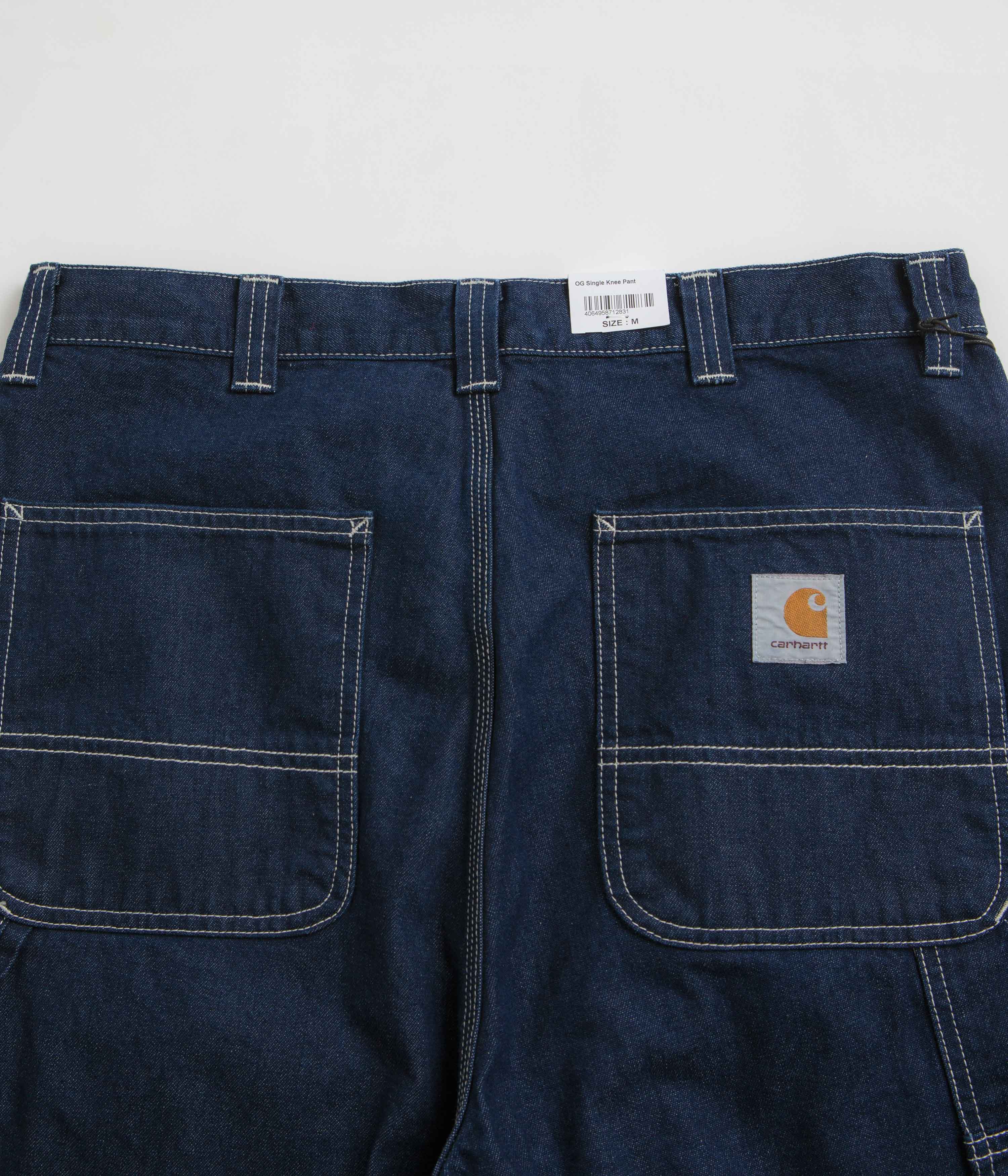 Carhartt OG Single Knee Denim Pants - Stunning One Wash Blue