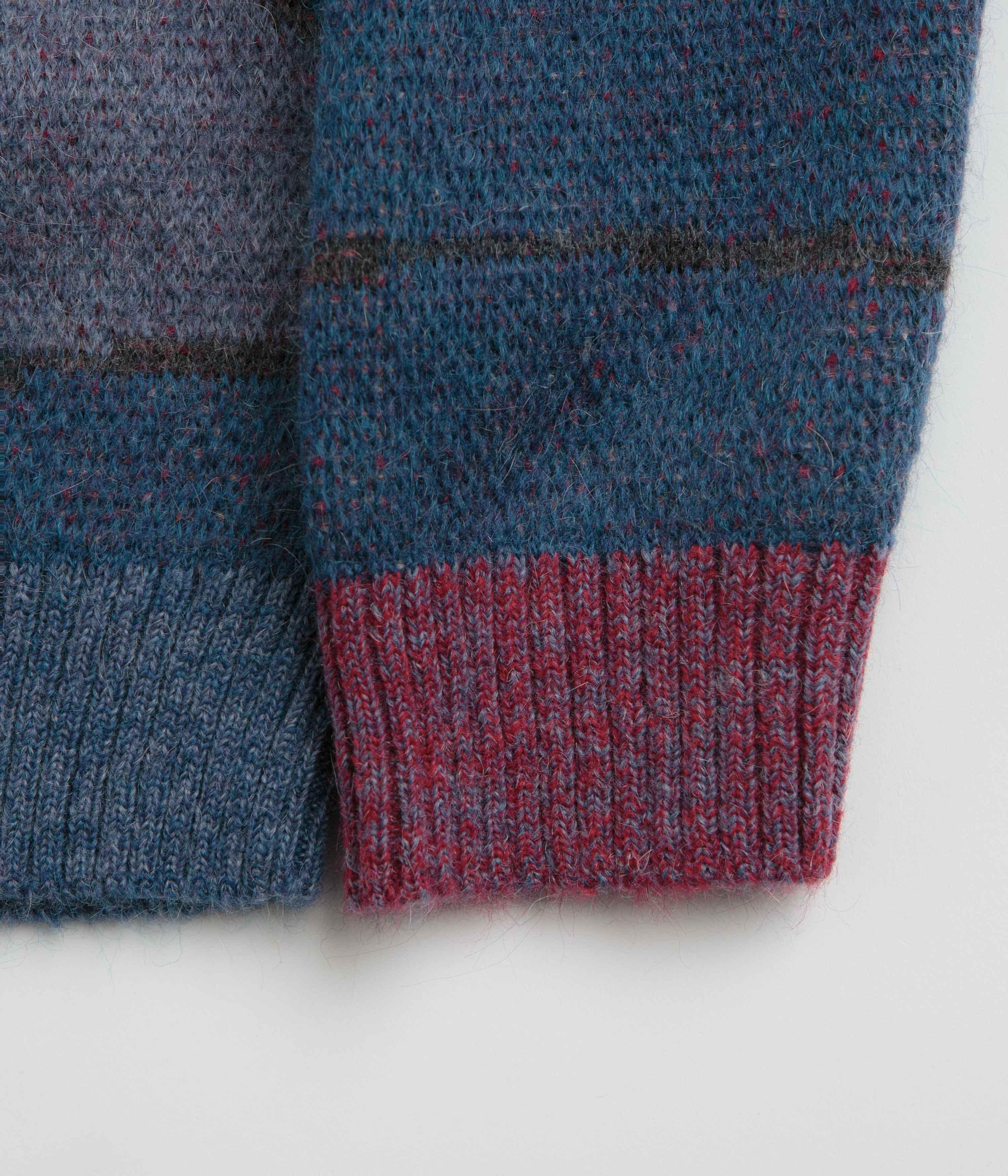 Stylish by Parra Blue Knitted Street Sweatshirt