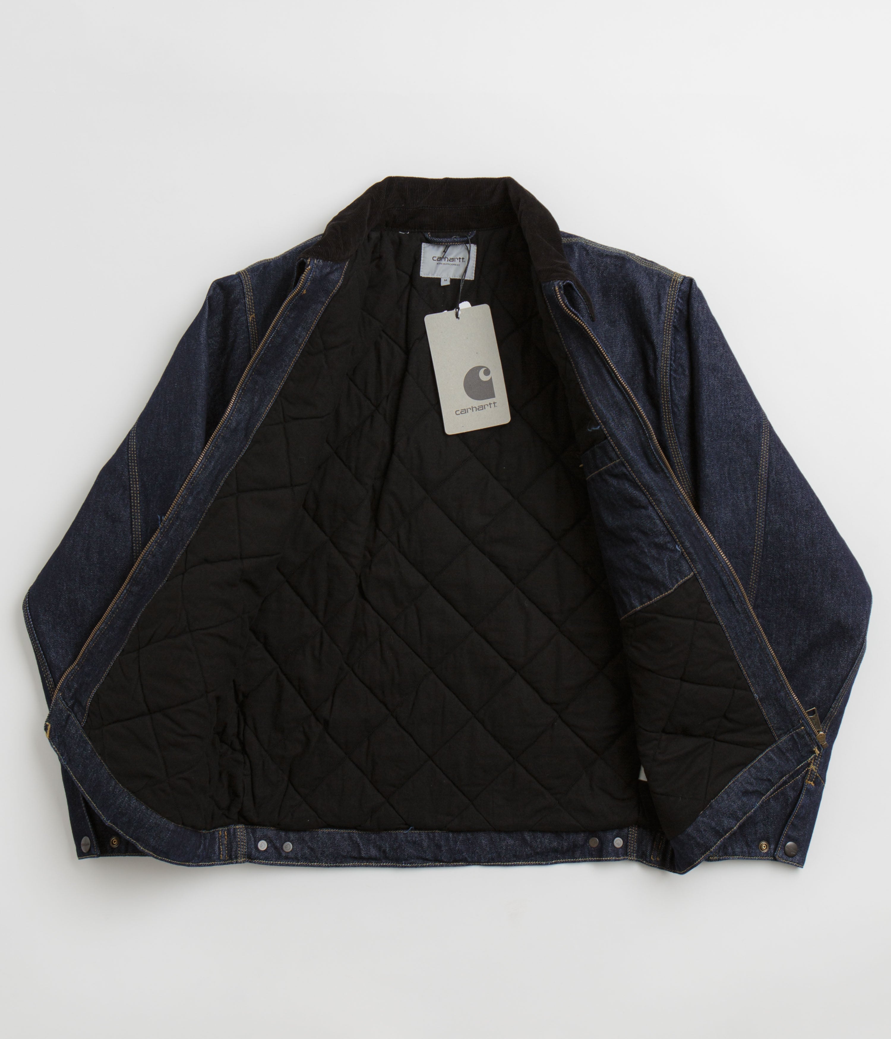 Carhartt OG Detroit Jacket - Stunning Blue/Black Rinsed Style