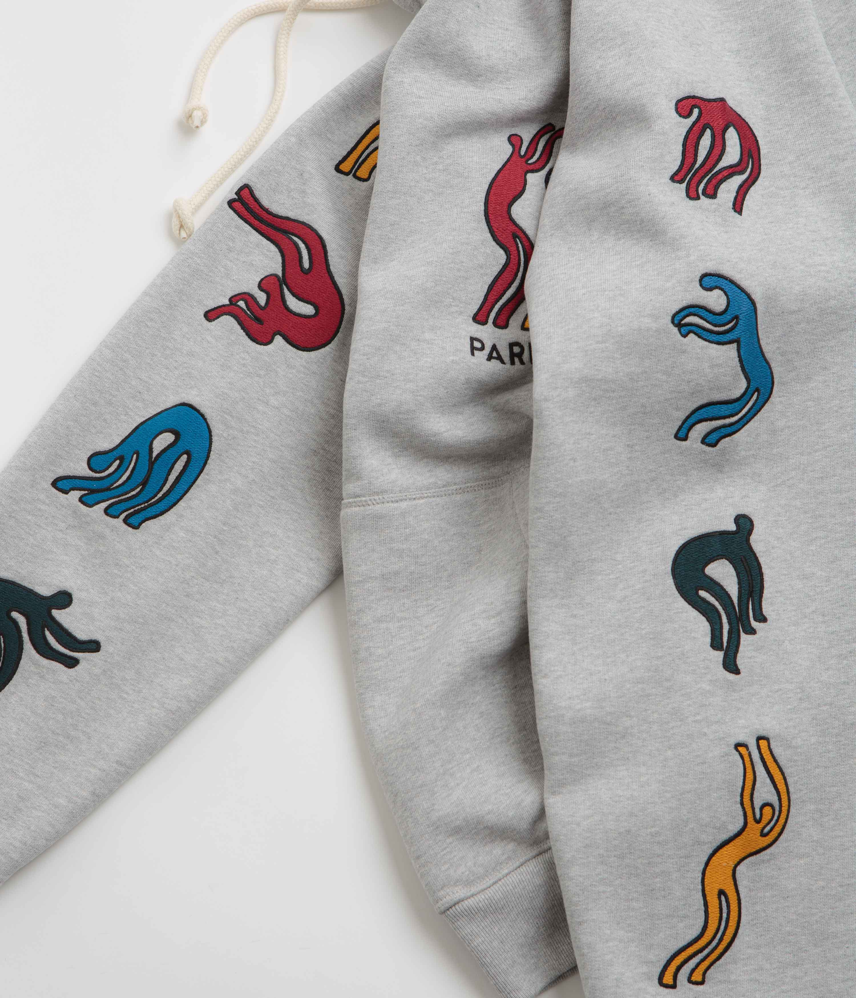 by Parra La Chambre Nuit Hoodie - Stunning Heather Grey
