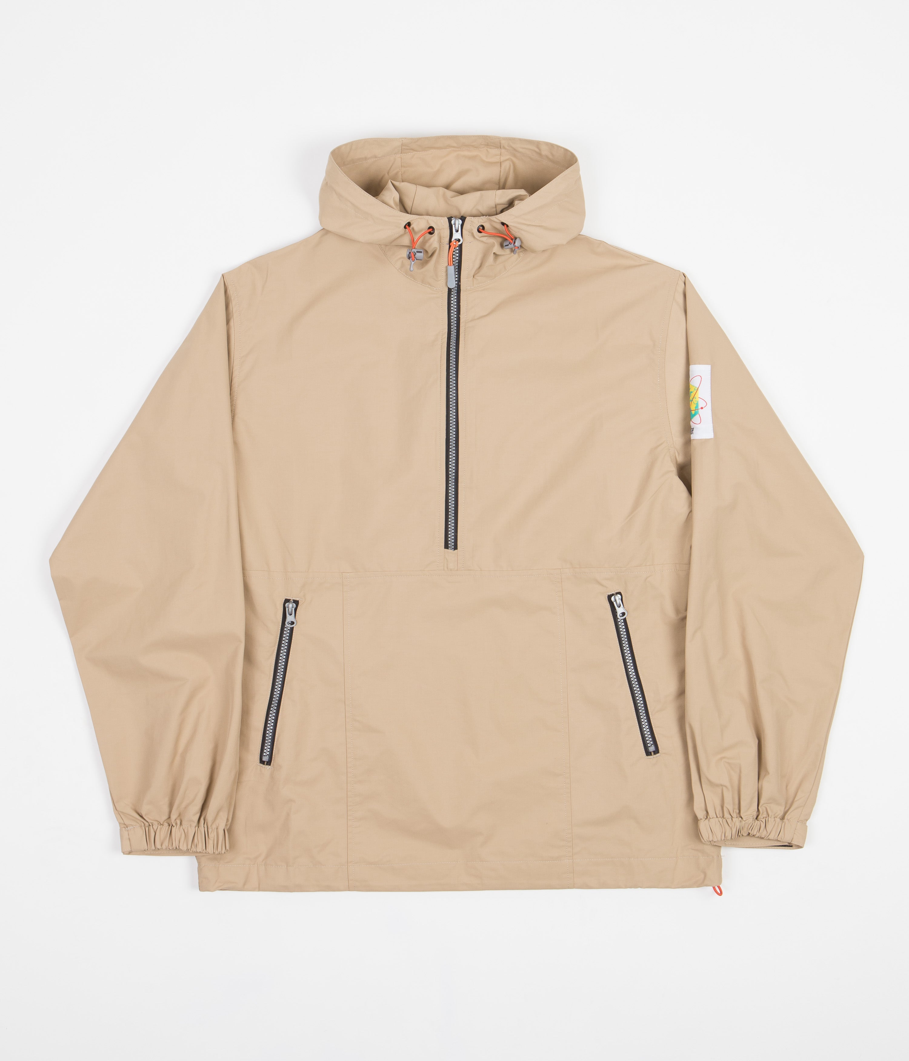 Butter Goods Khaki Spray Pullover Jacket - The Ultimate Skate and Street Essential