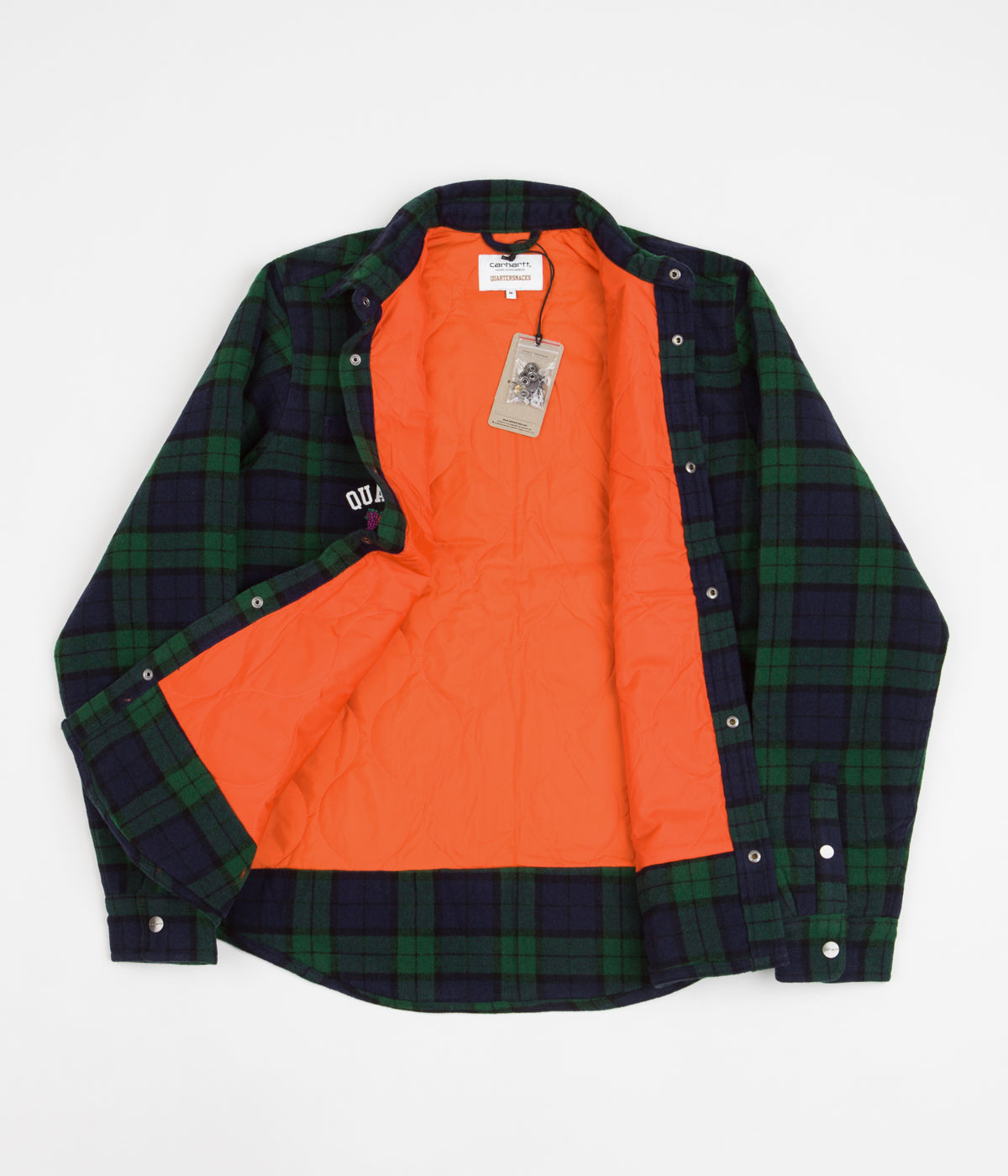 Carhartt x Quartersnacks: The Ultimate Green Check Shirt Jacket