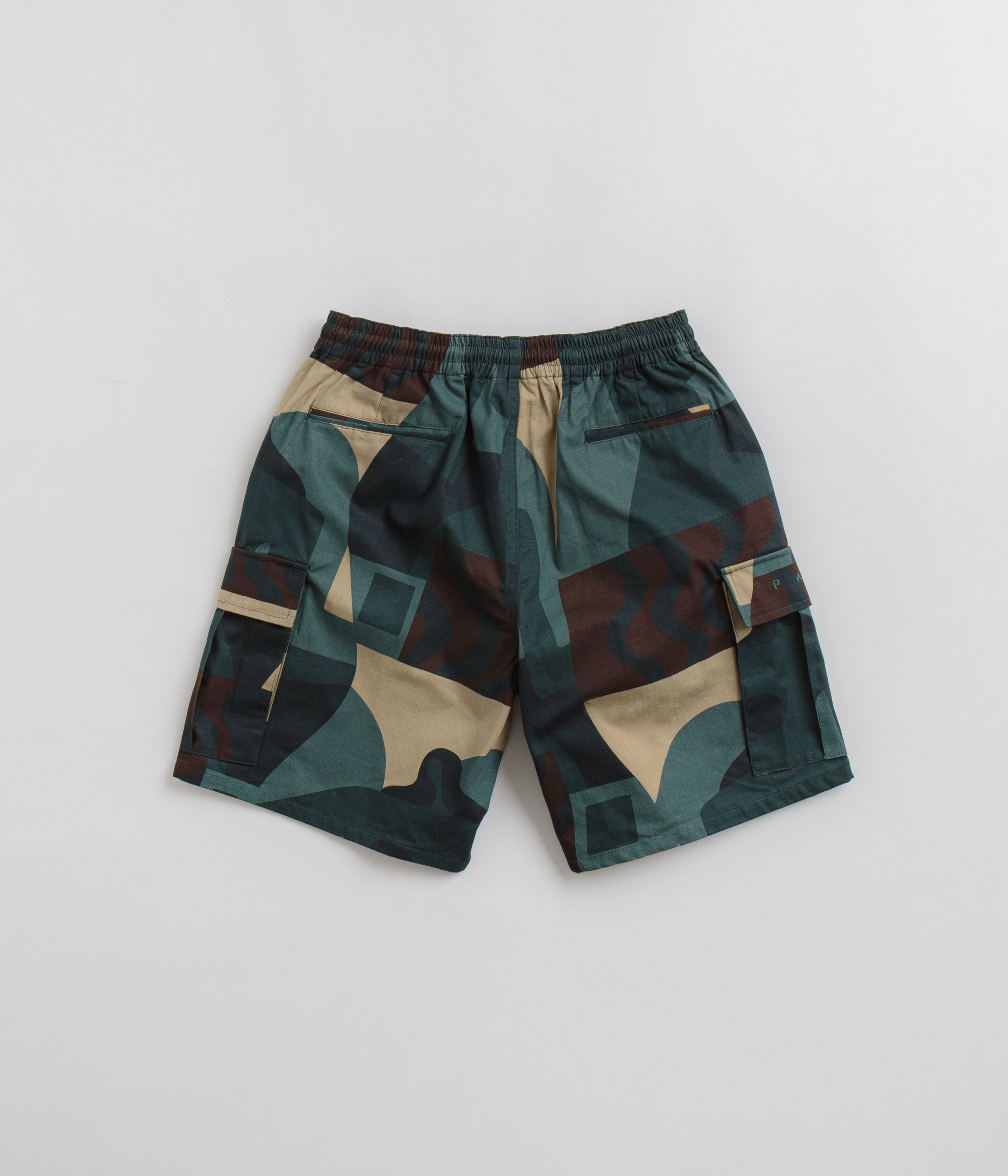 by Parra Distorted Green Camo Shorts - Fashionably Functional