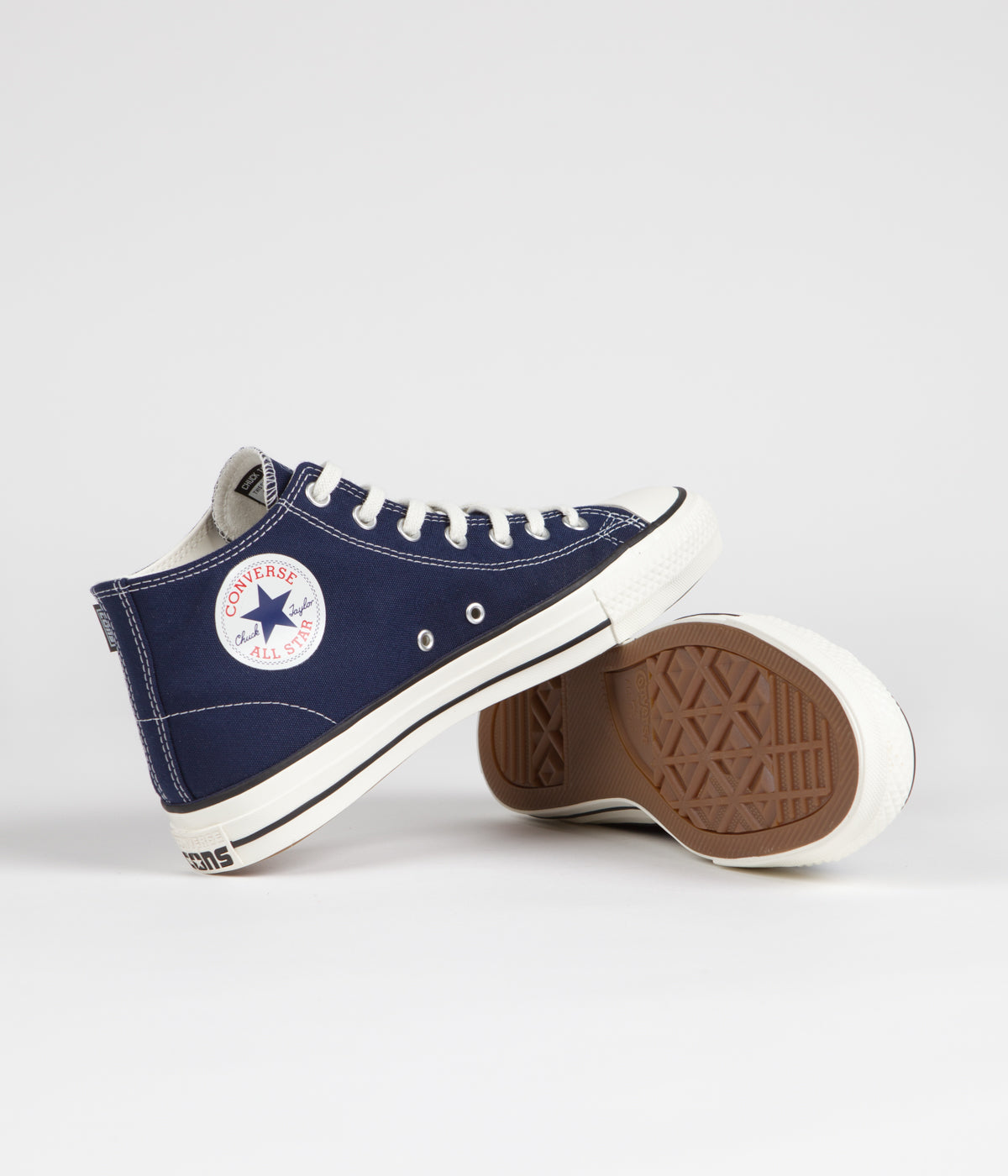 Converse CTAS Pro Canvas Mid Shoes - Stunning Midnight Navy / Black / Egret