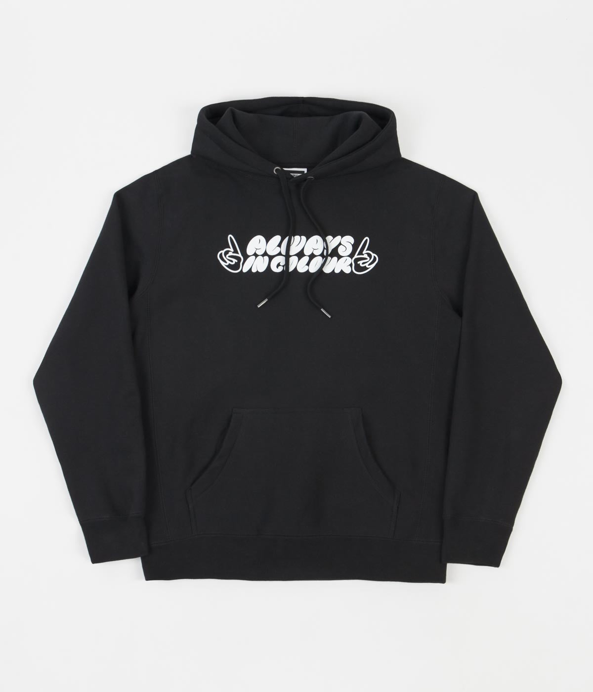 Stylish Always in Colour Black Hands Hoodie