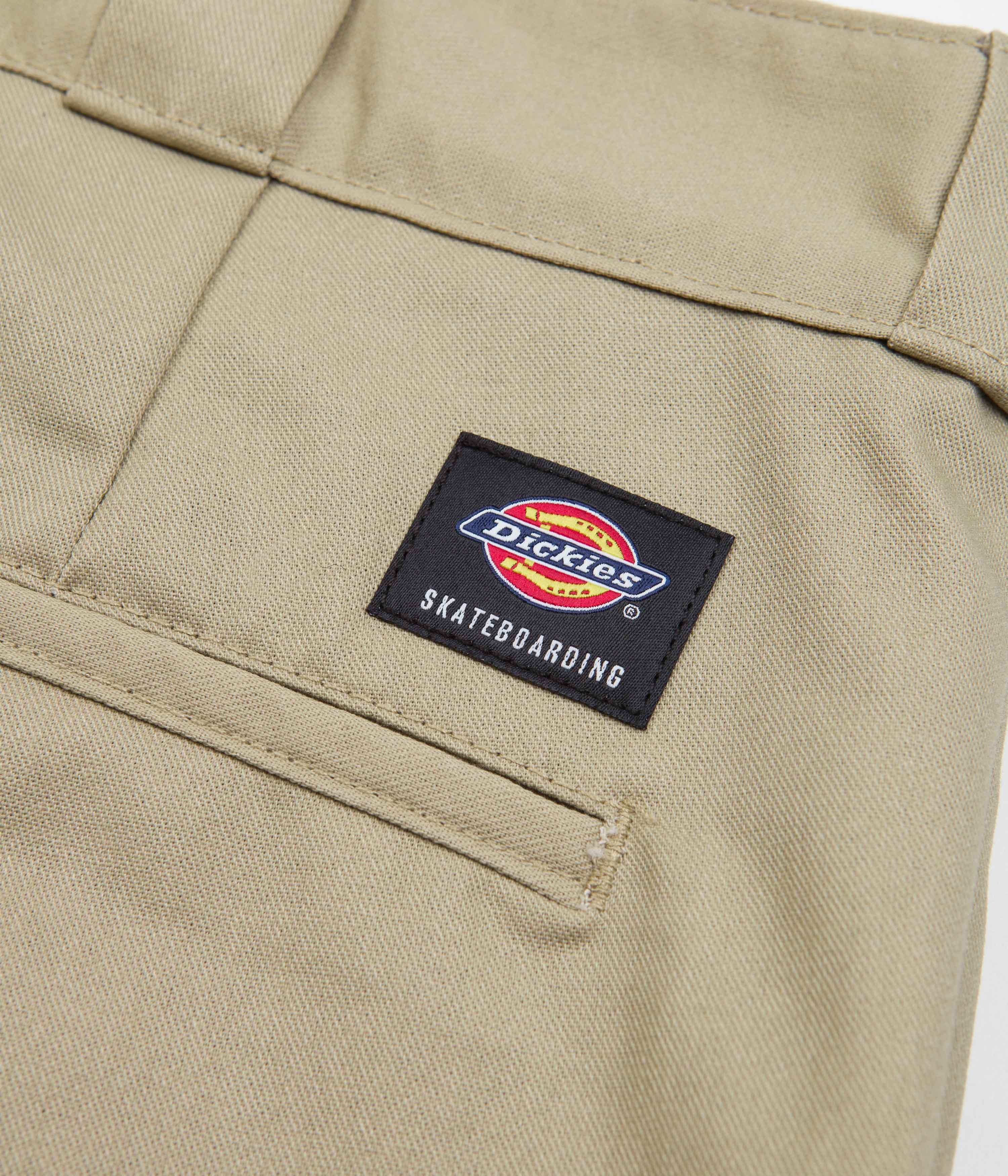 Dickies Khaki Flex Slim Fit Work Shorts - Stylish & Functional