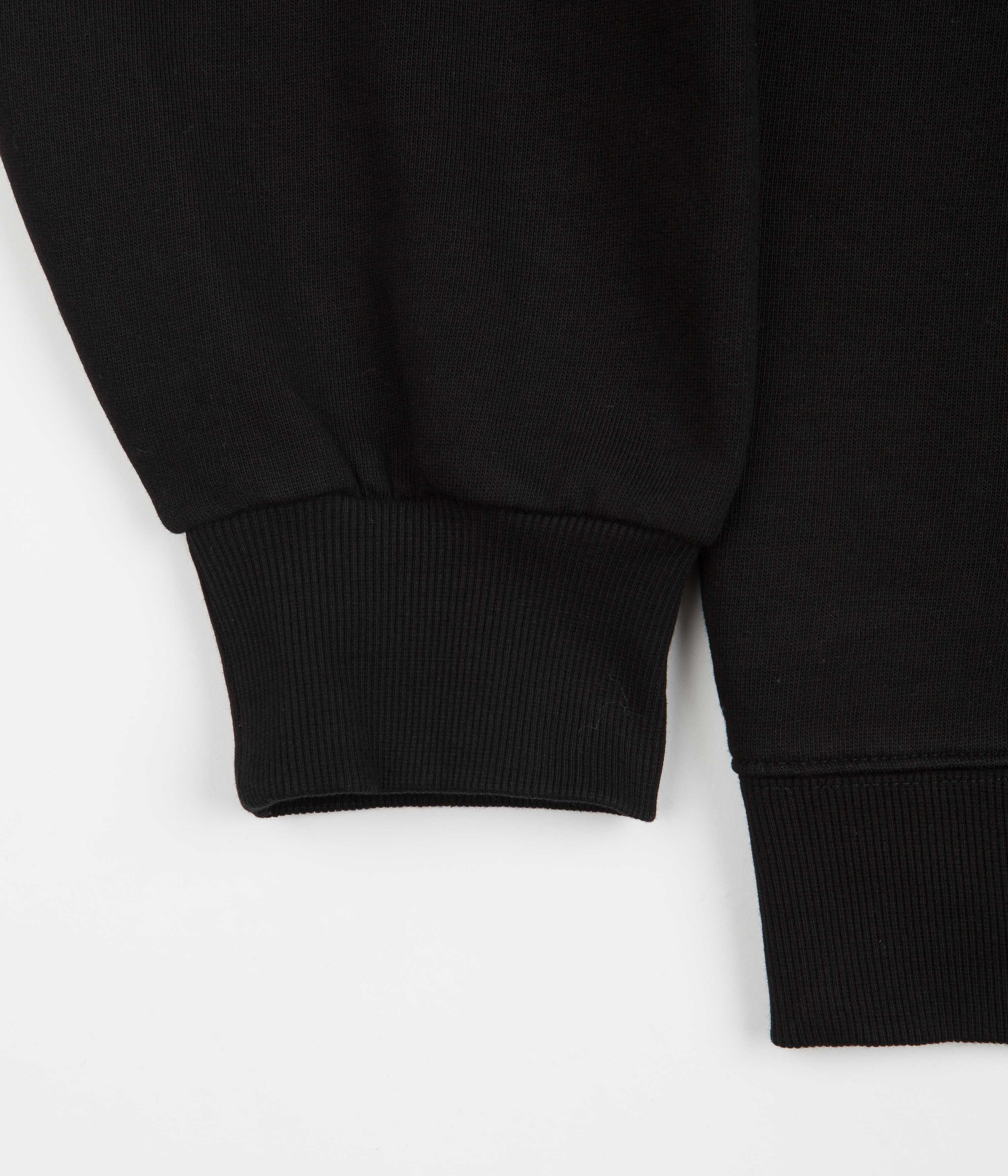 Stylish Carhartt Wade Black Half Zip Hoodie