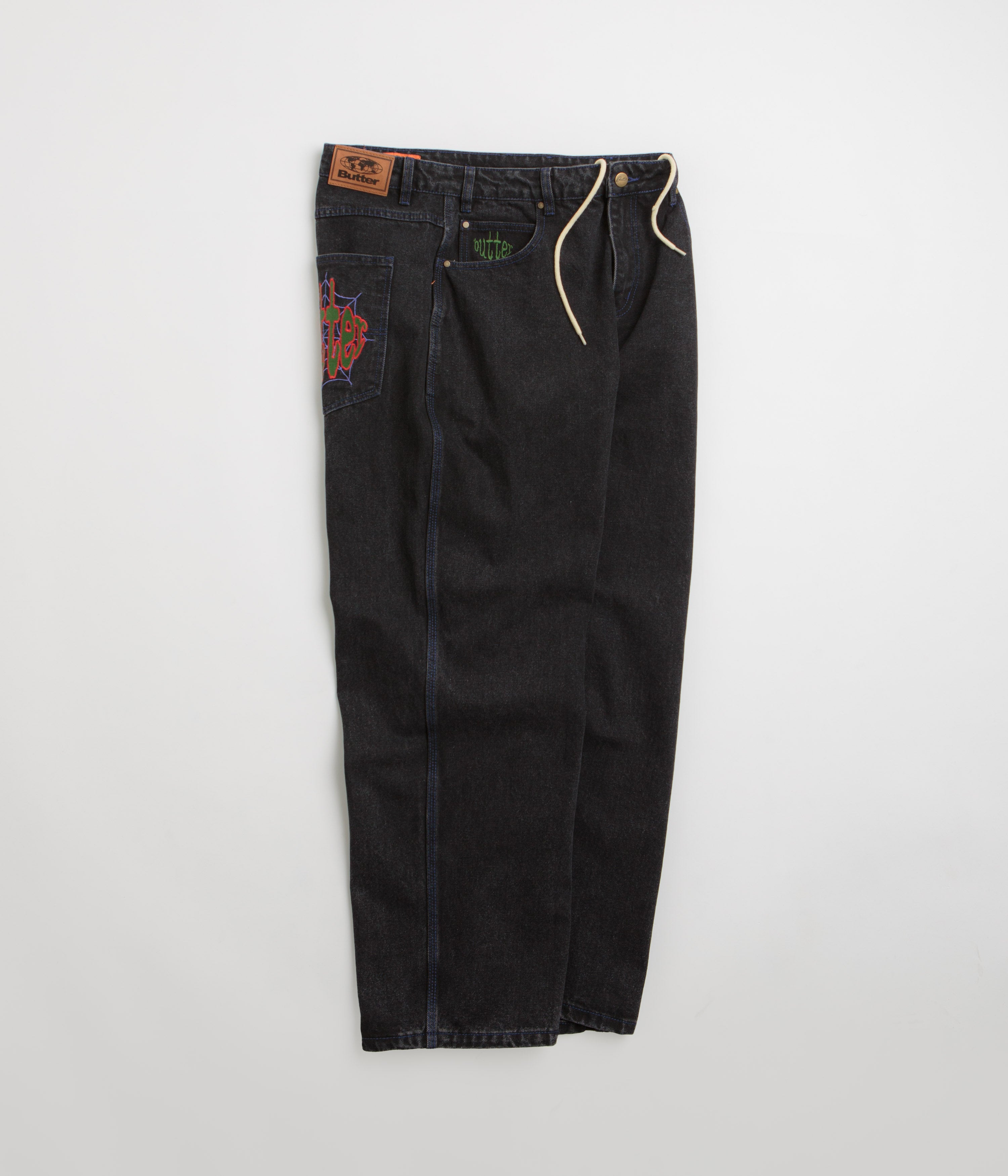 Butter Goods Spider Jeans - Stunning Washed Black
