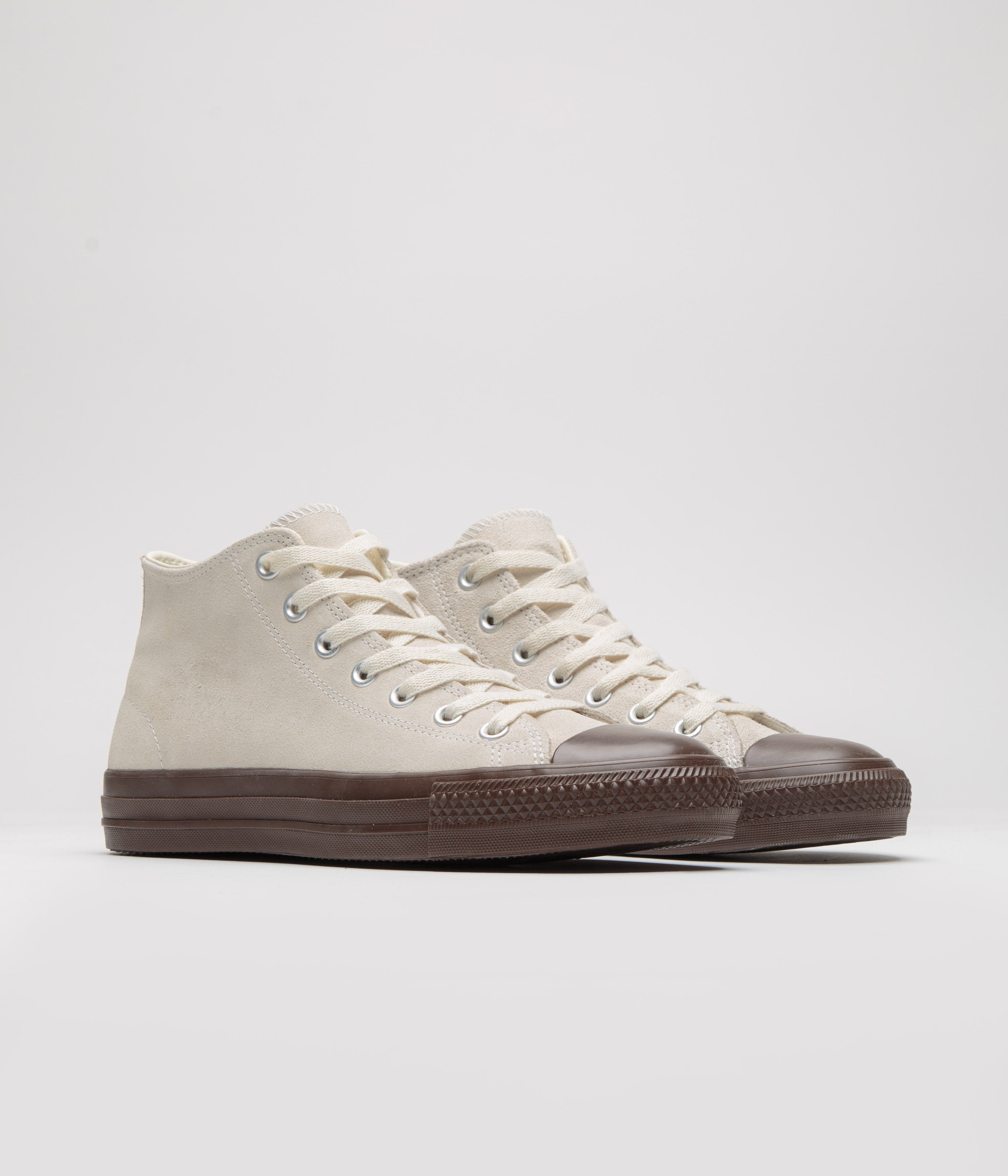 Converse Cons CTAS Pro Mid Shoes - Stunning Egret & Brown Blend