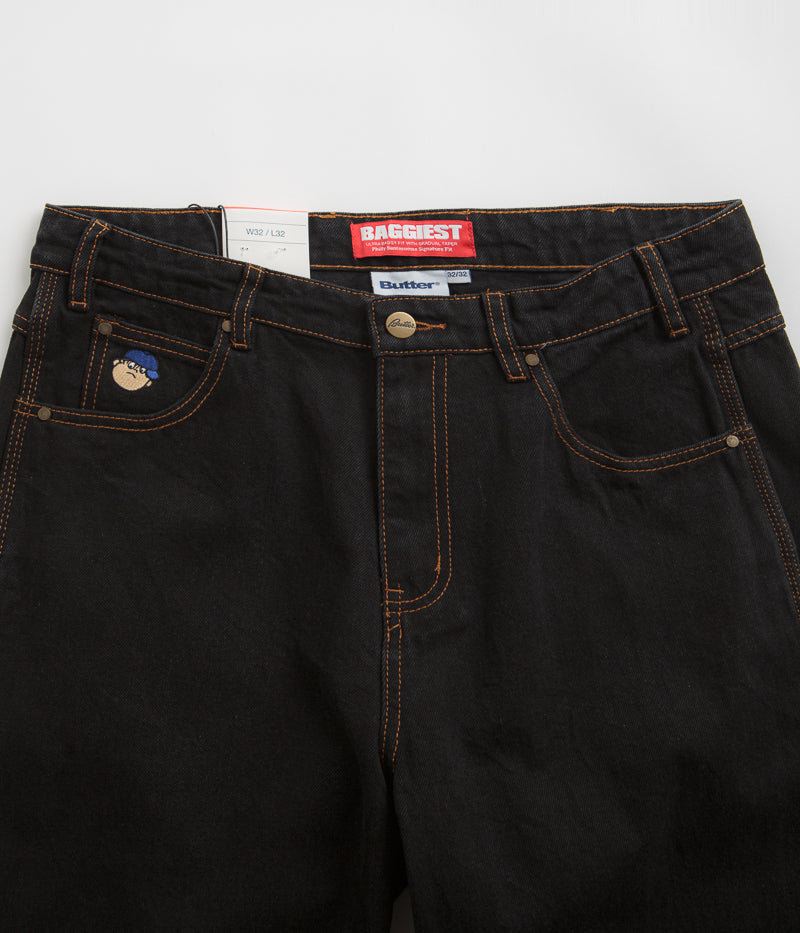 Butter Goods Santosuosso Jeans - Stunning Washed Black/Blue
