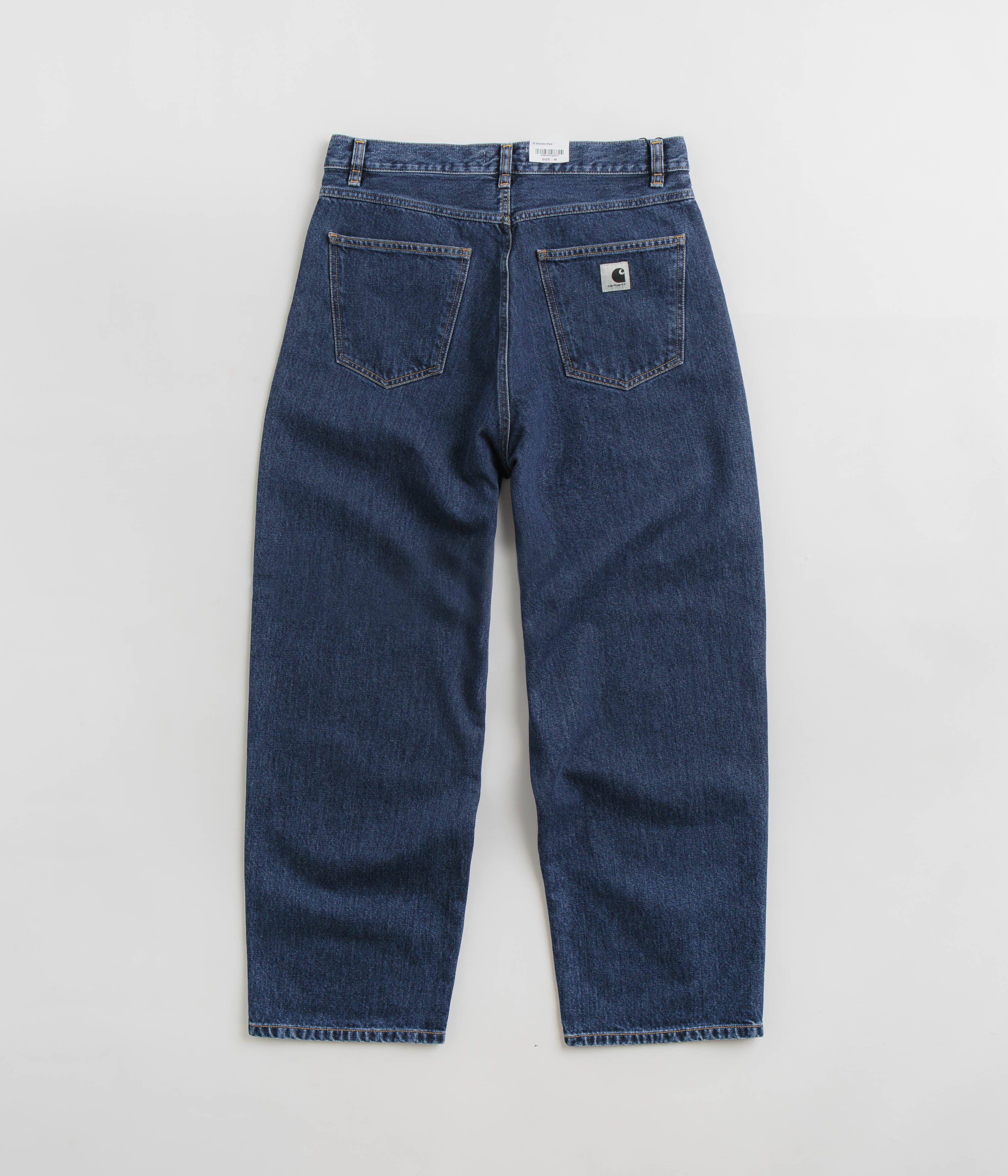 Carhartt Women's Brandon Stone-Washed Blue Denim Pants - Stylish and Durable!