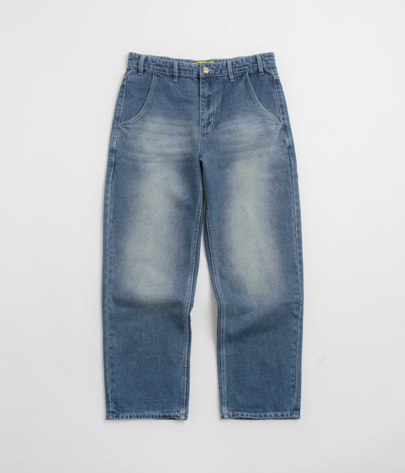 Butter Goods Alpine Distressed Faded Blue Jeans - A Must - Have Fashion Piece