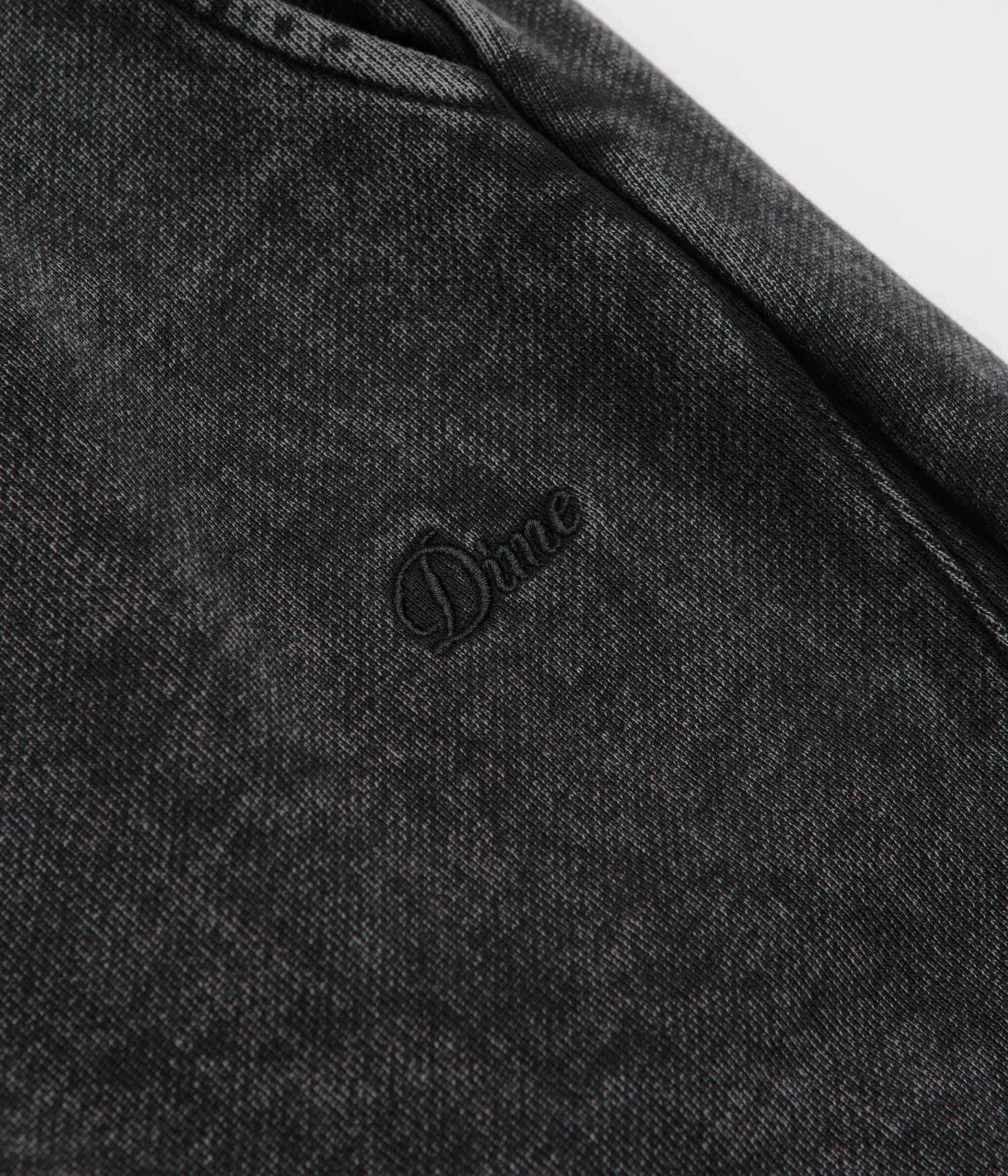 Dime Cyclone French Terry Pants - Stunning Black Snow Washed