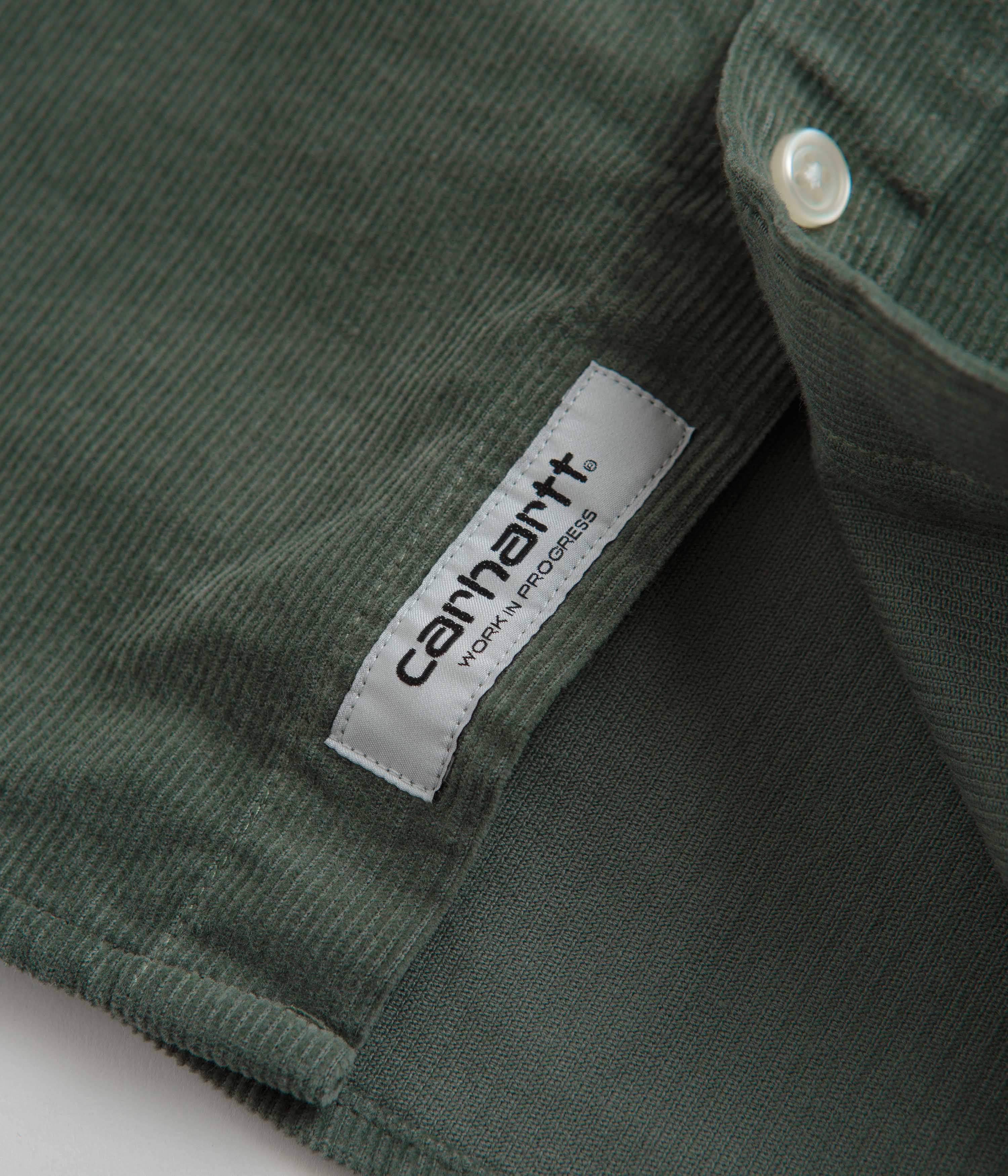 Carhartt Madison Fine Cord Shirt - Park/Wax: A Timeless Classic!