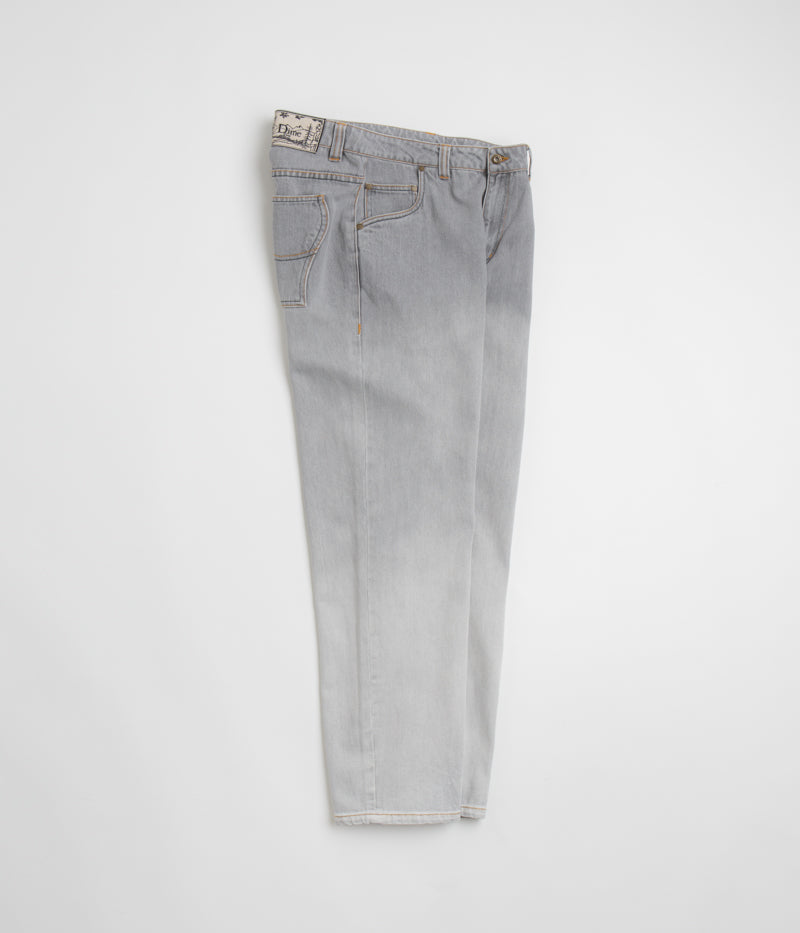 Dime Classic Relaxed Jeans - Stunning Dipped Sandblasted Grey