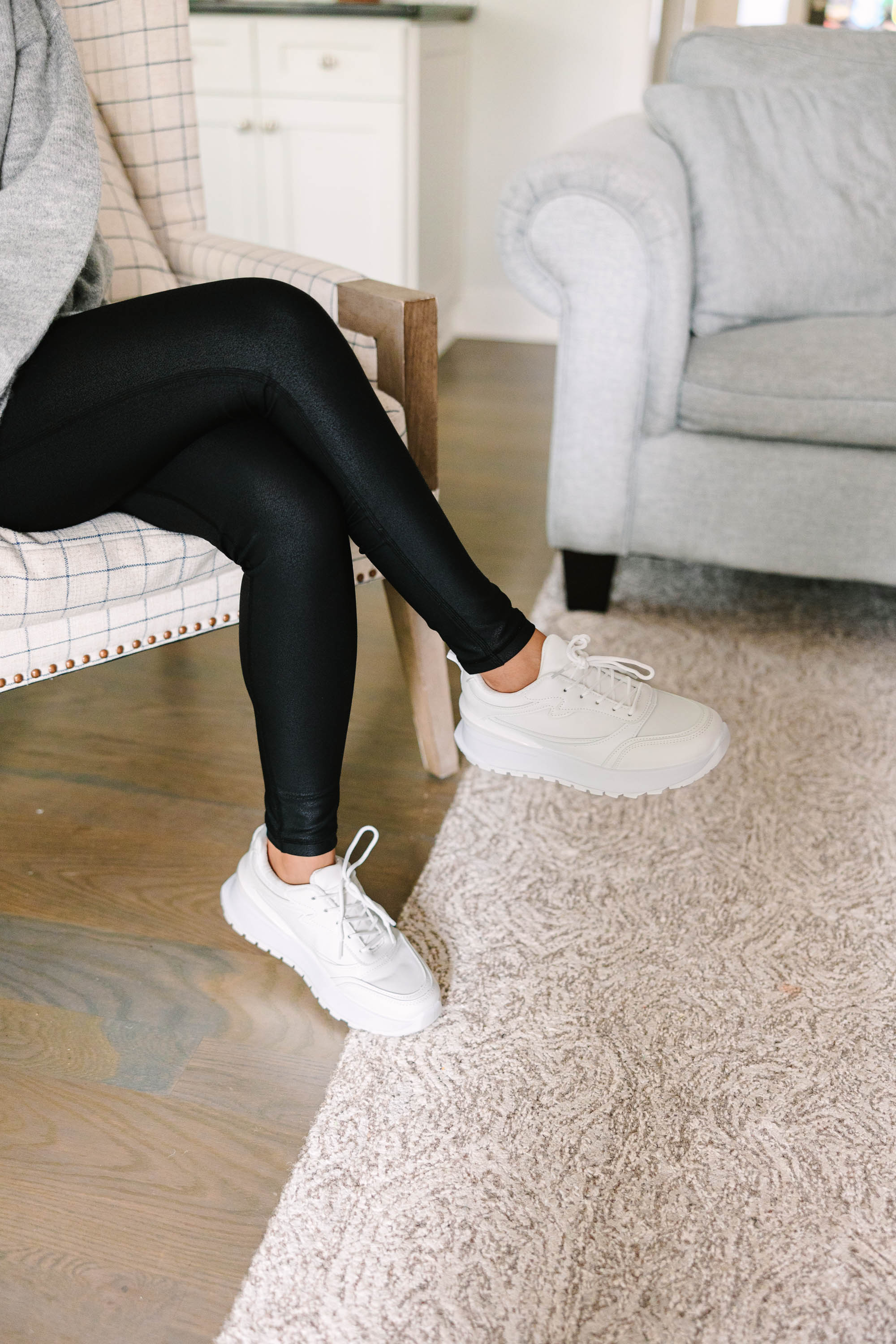 Be Bold! Stunning White Platform Sneakers