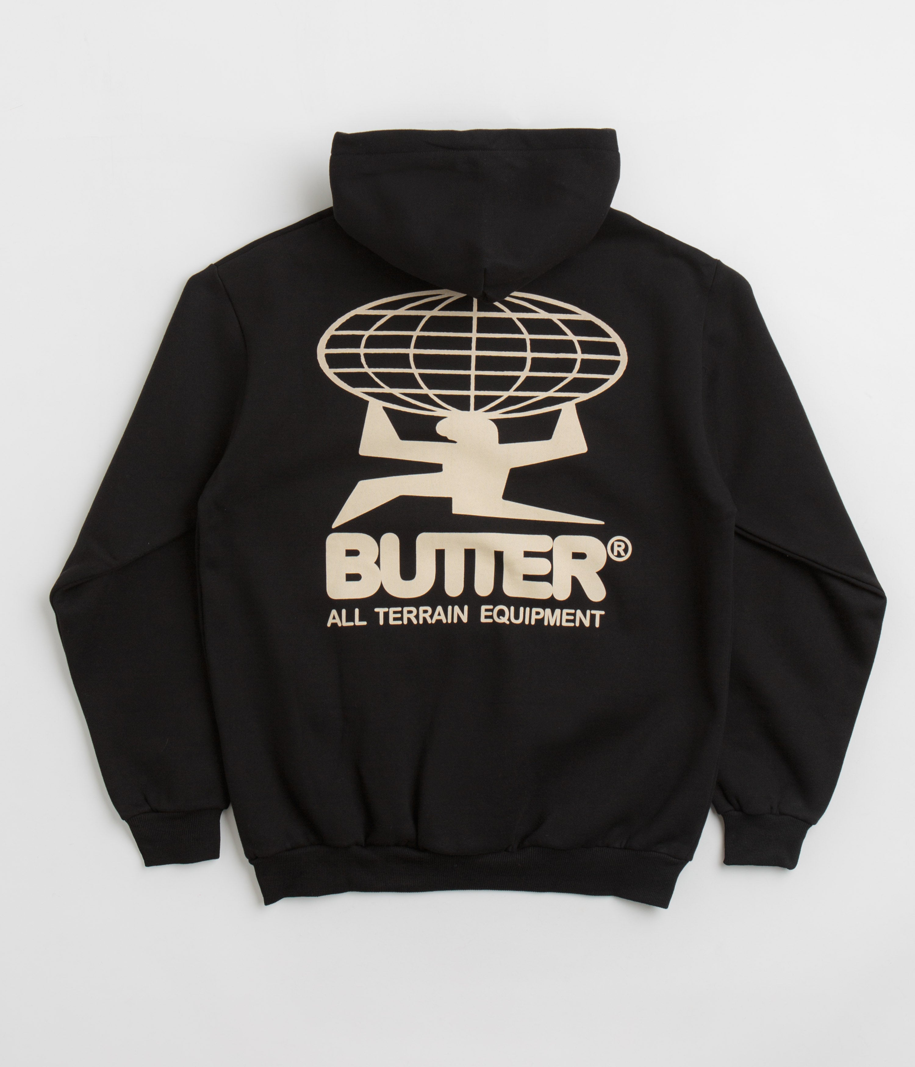Butter Goods All Terrain Black/Peach Hoodie - An Irresistible Blend!