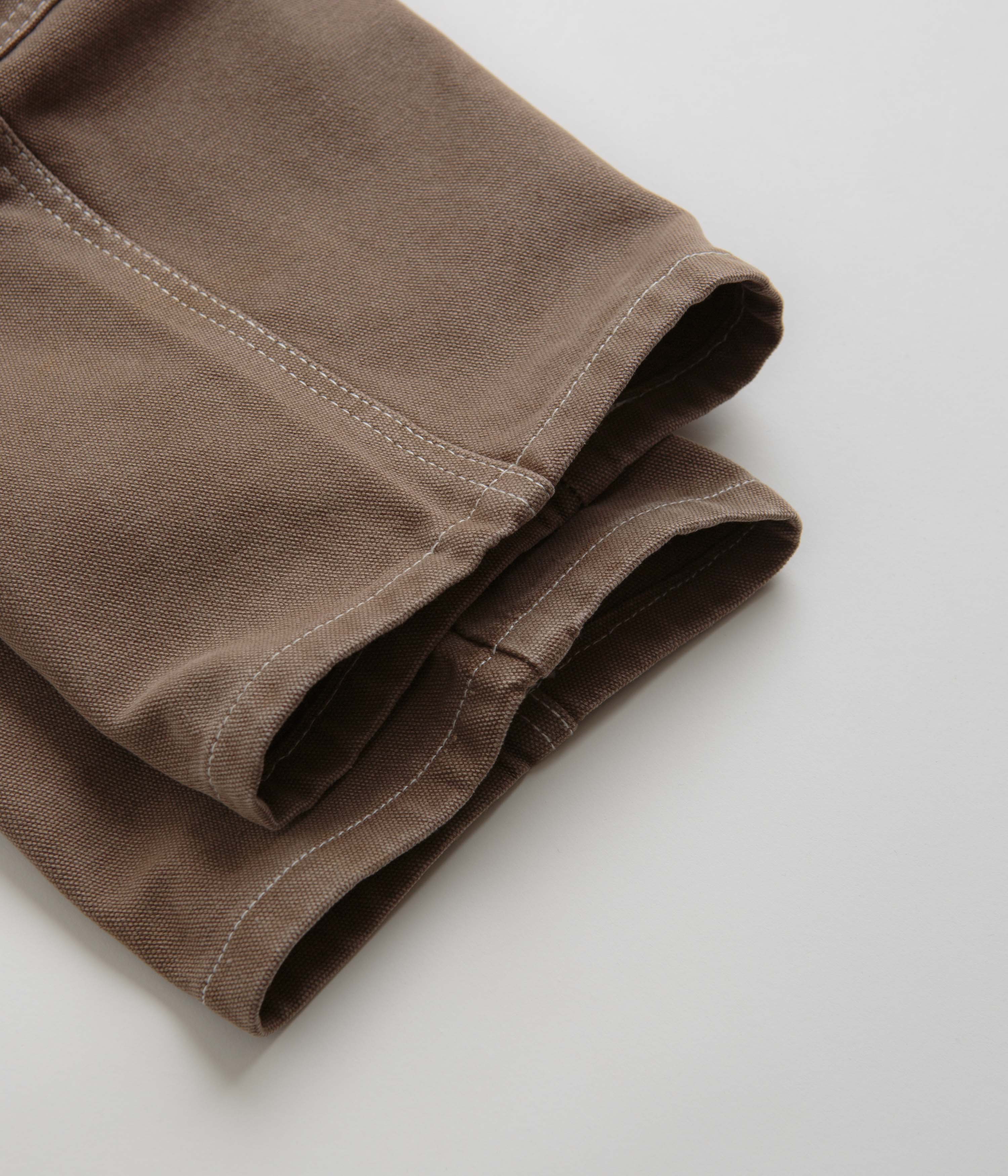 Butter Goods Washed Brown Double Knee Work Pants - A Skater's Dream!