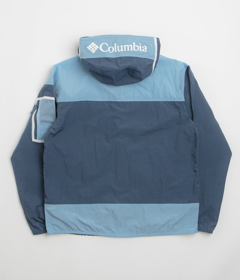 Columbia Challenger II Windbreaker Jacket - Stylish Dark Mountain & Ripple Blue