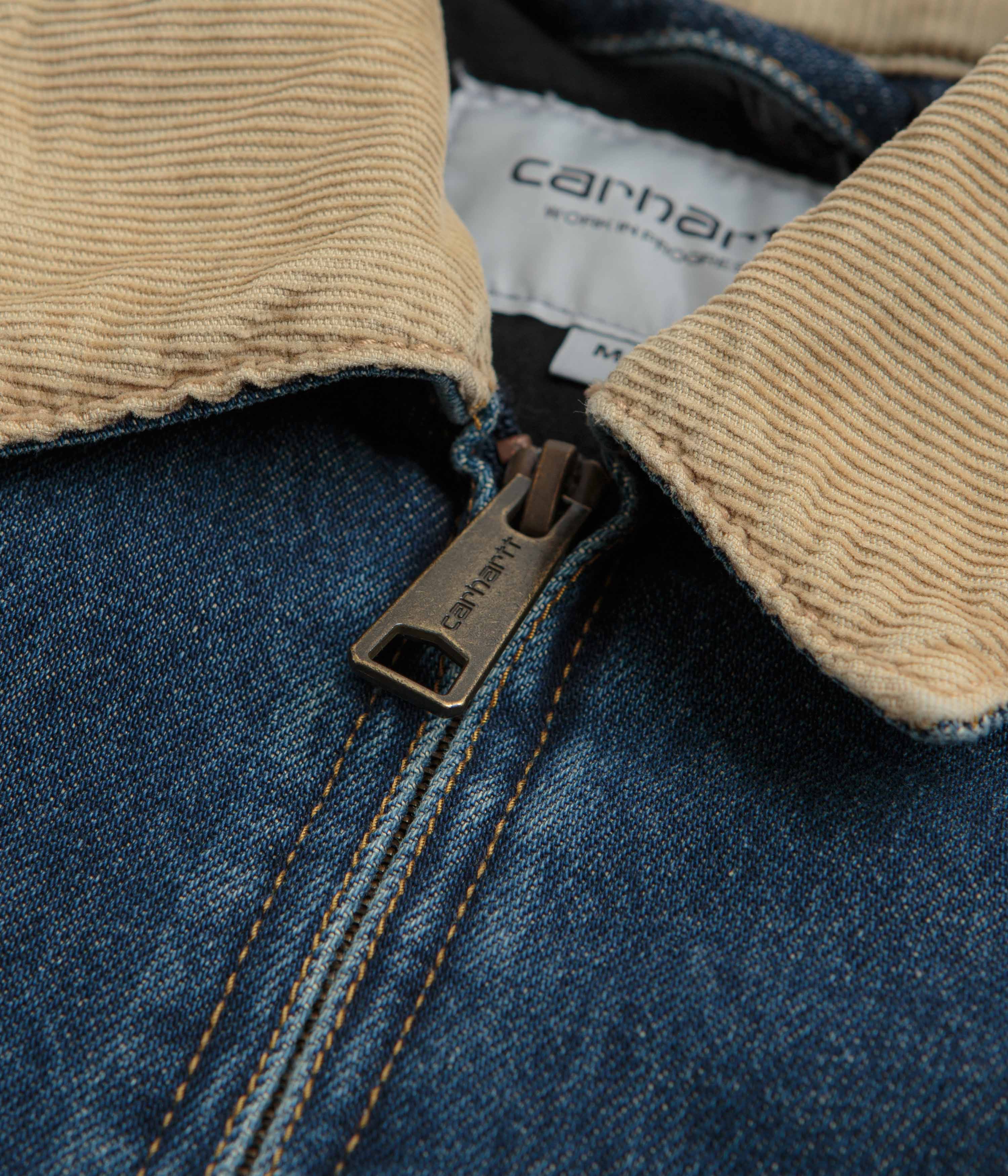 Carhartt OG Detroit Jacket - Stunning Blue & Dusty Hamilton Brown
