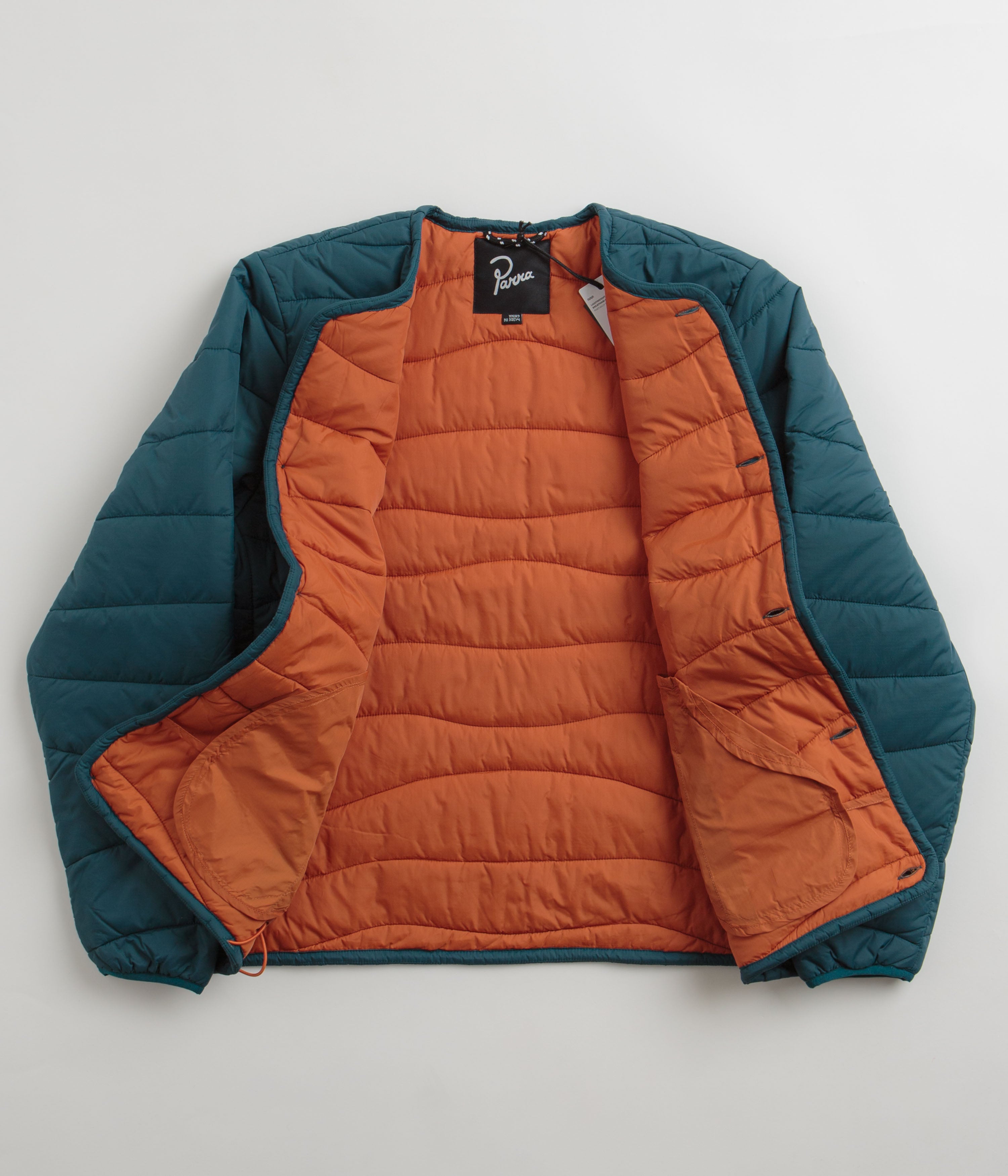 by Parra Deep Sea Green Colored Landscaped Jacket - A Must-Have!