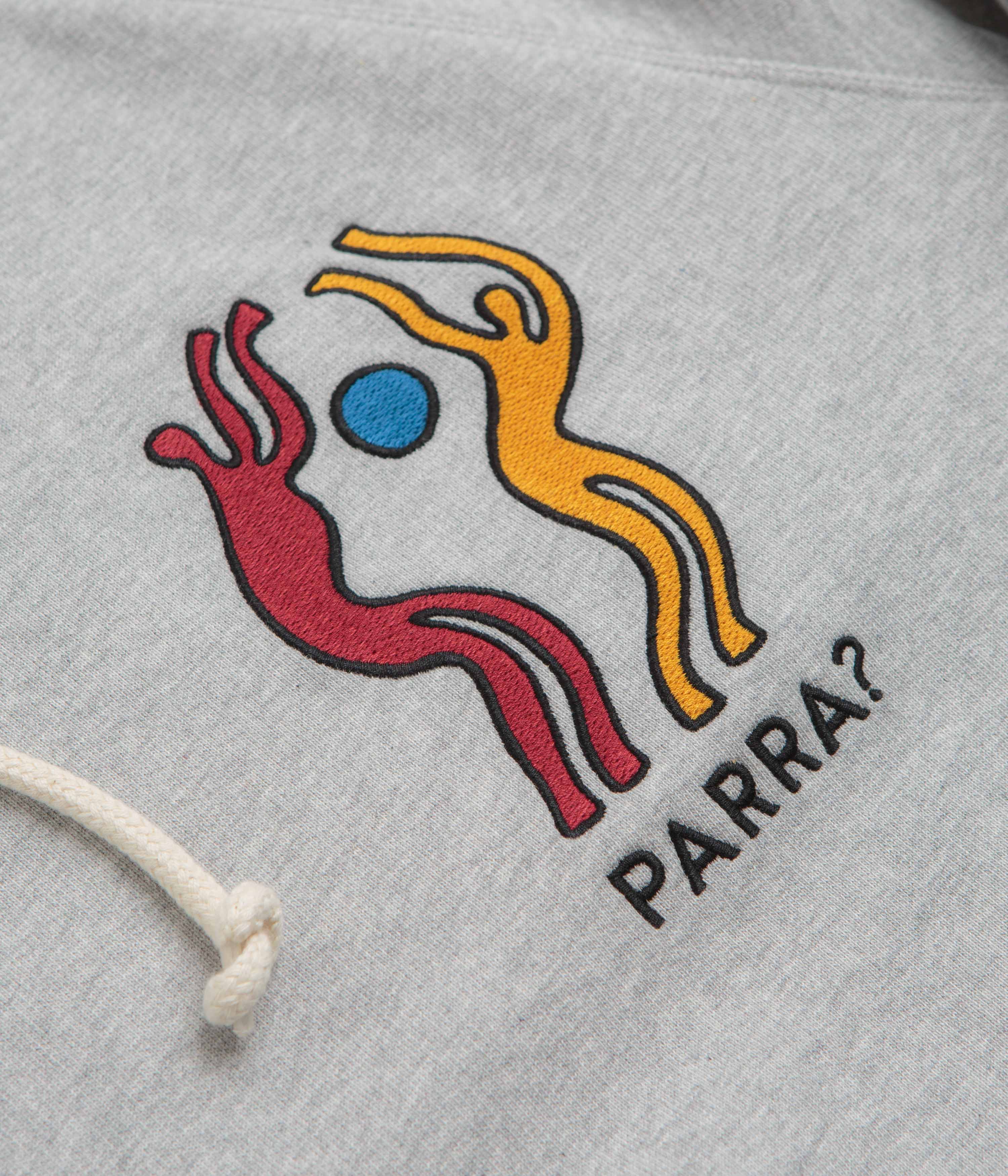 by Parra La Chambre Nuit Hoodie - Stunning Heather Grey