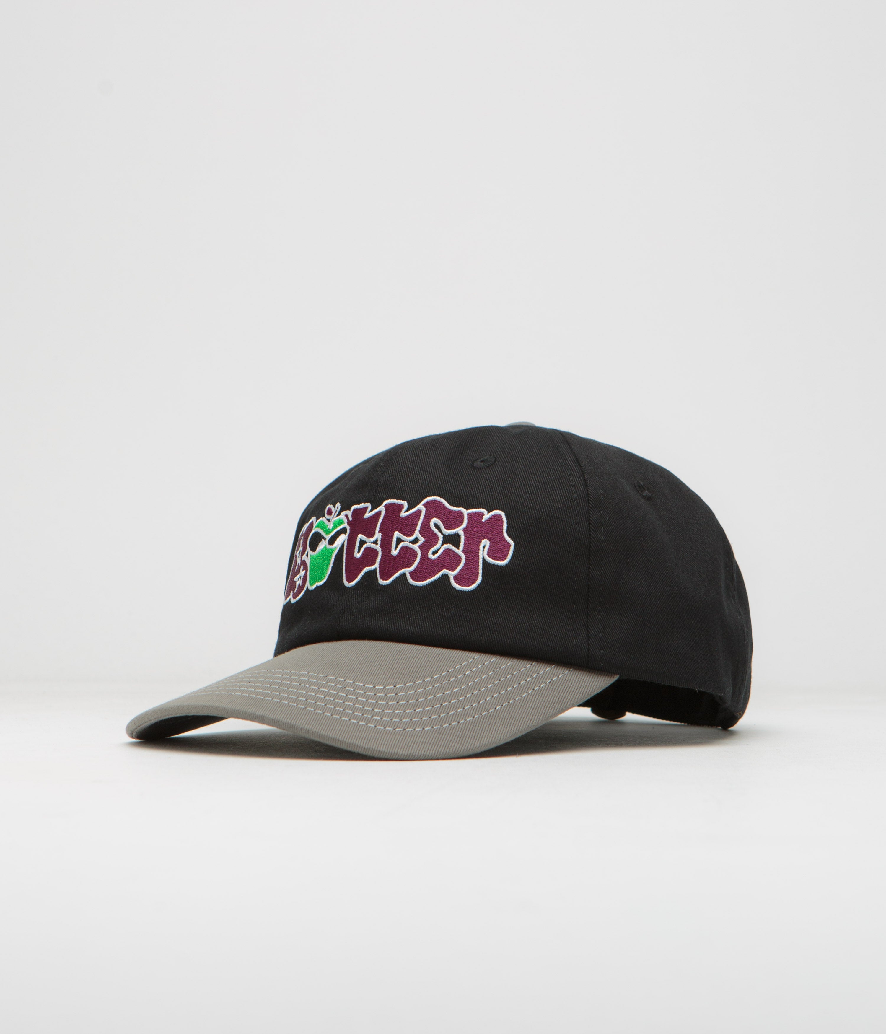 Butter Goods Big Apple Cap - Stunning Black/Grey Blend