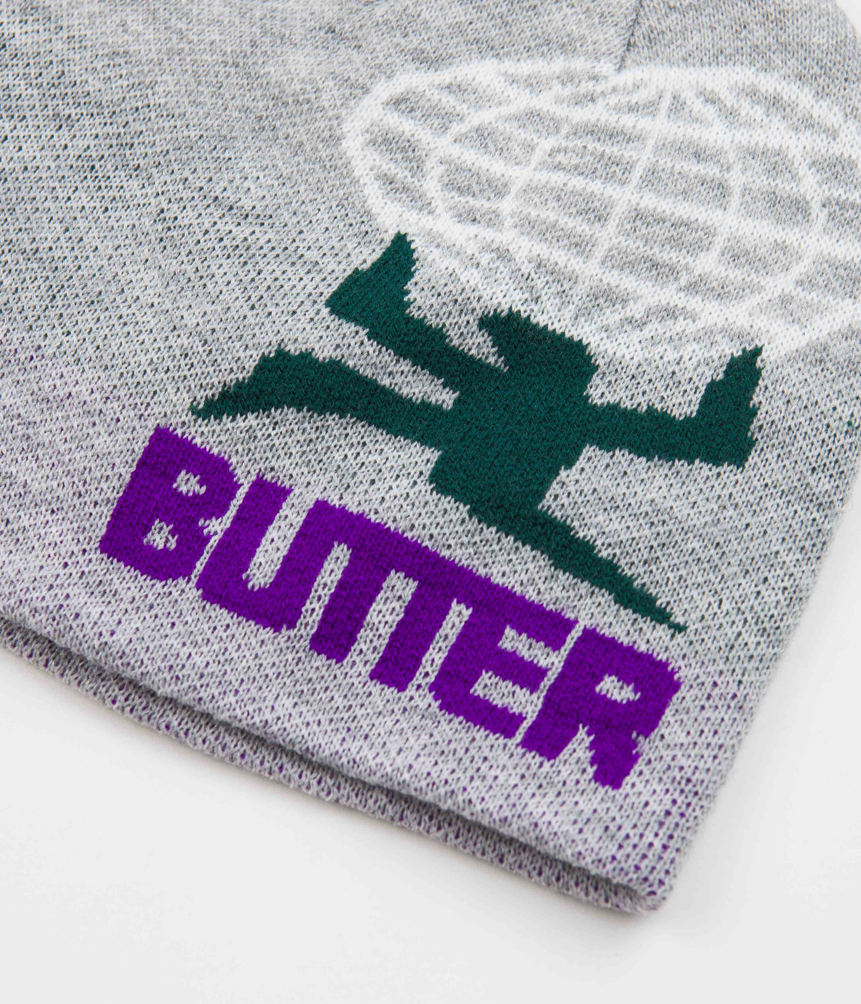 Butter Goods World Beanie - Stunning Ash Grey